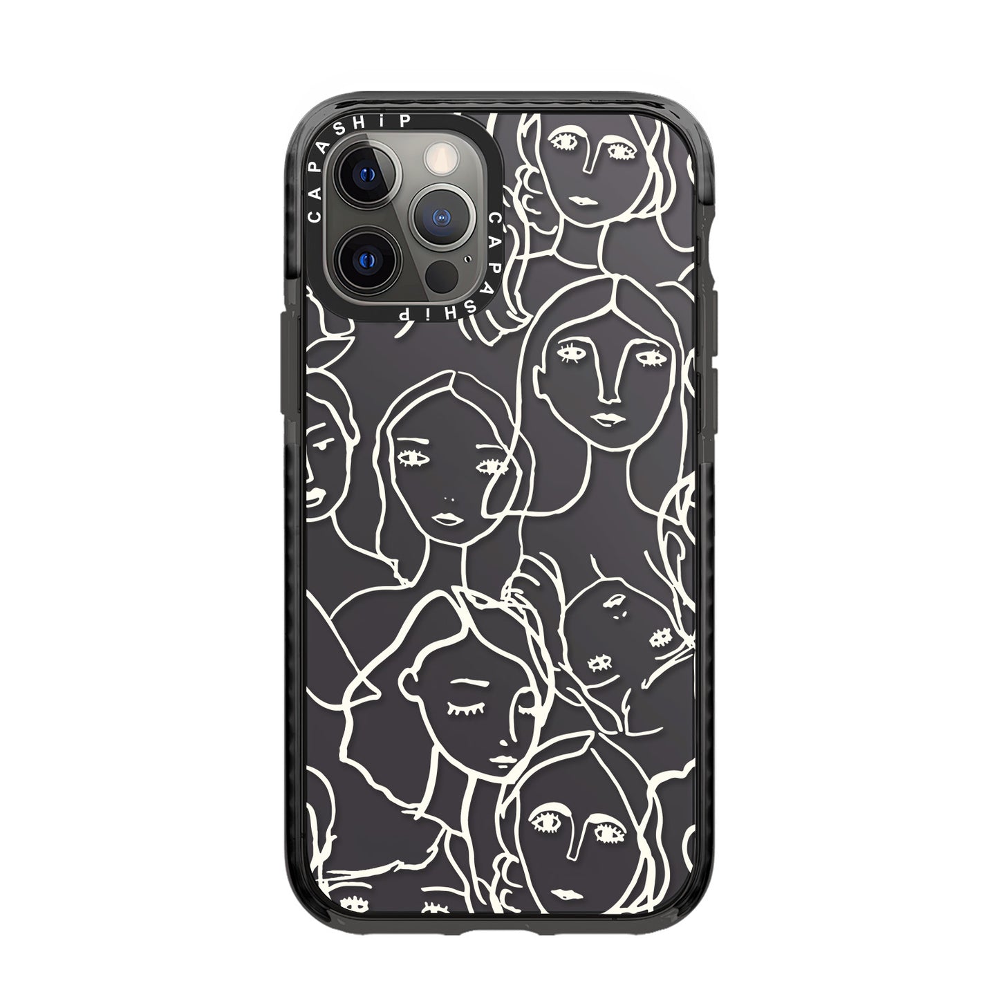 Simple girl phone case for iPhone