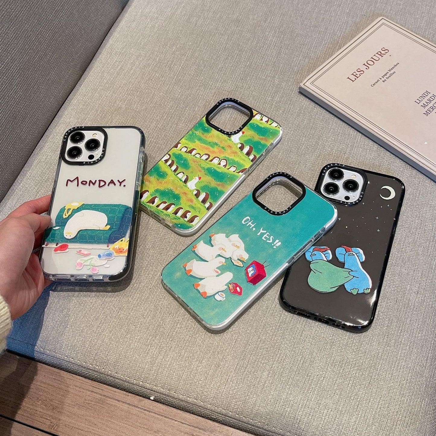 Sleepy duck phone case for iphone