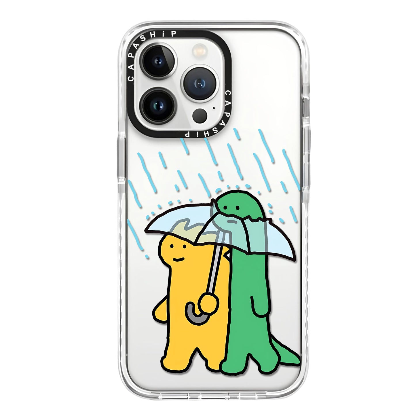 Green dinosaur phone case for iPhone