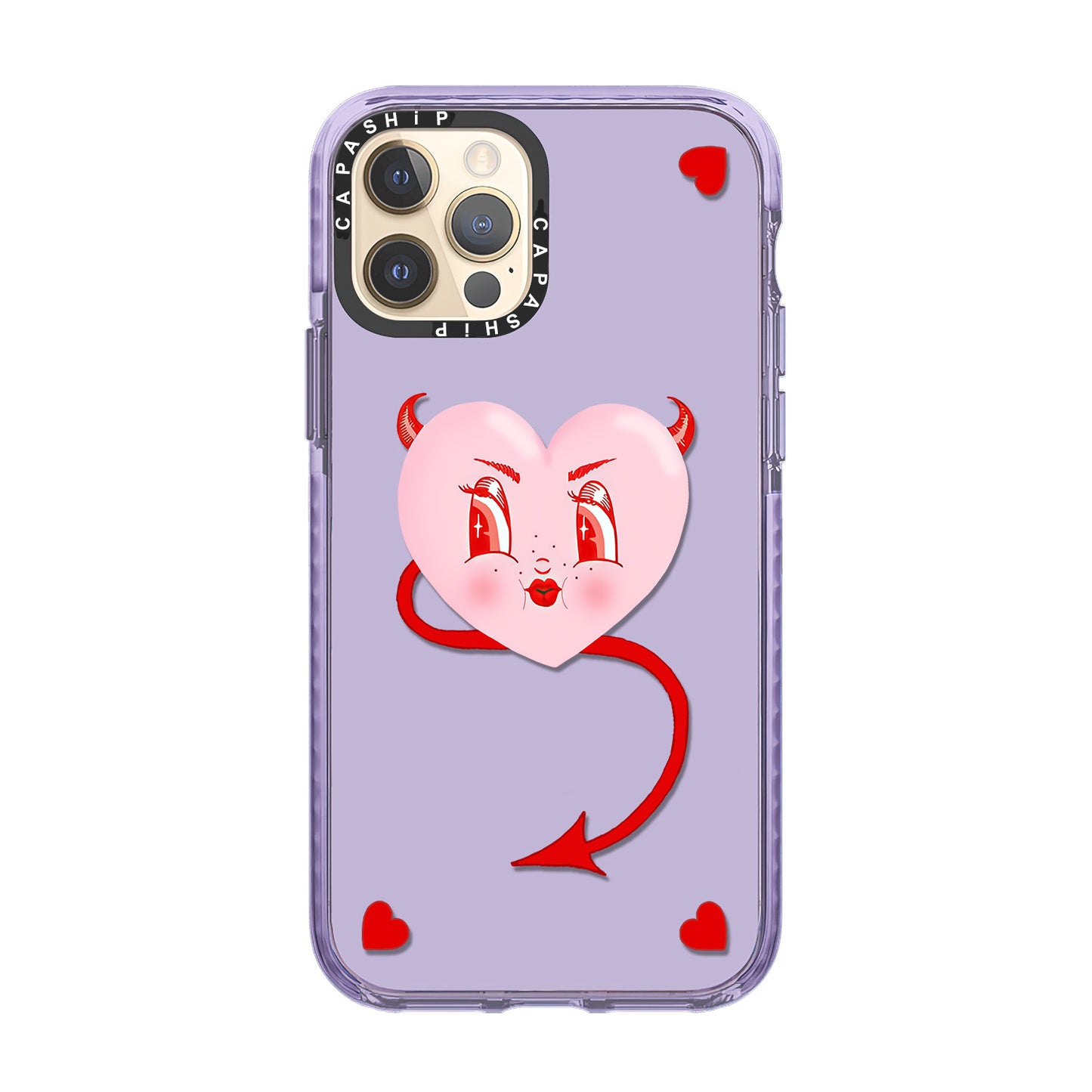 Pink Angle phone case for iPhone