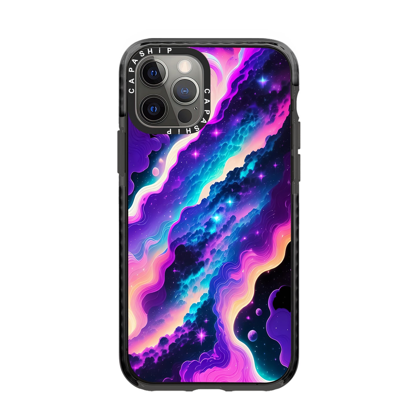 Colorful clouds phone case for iPhone