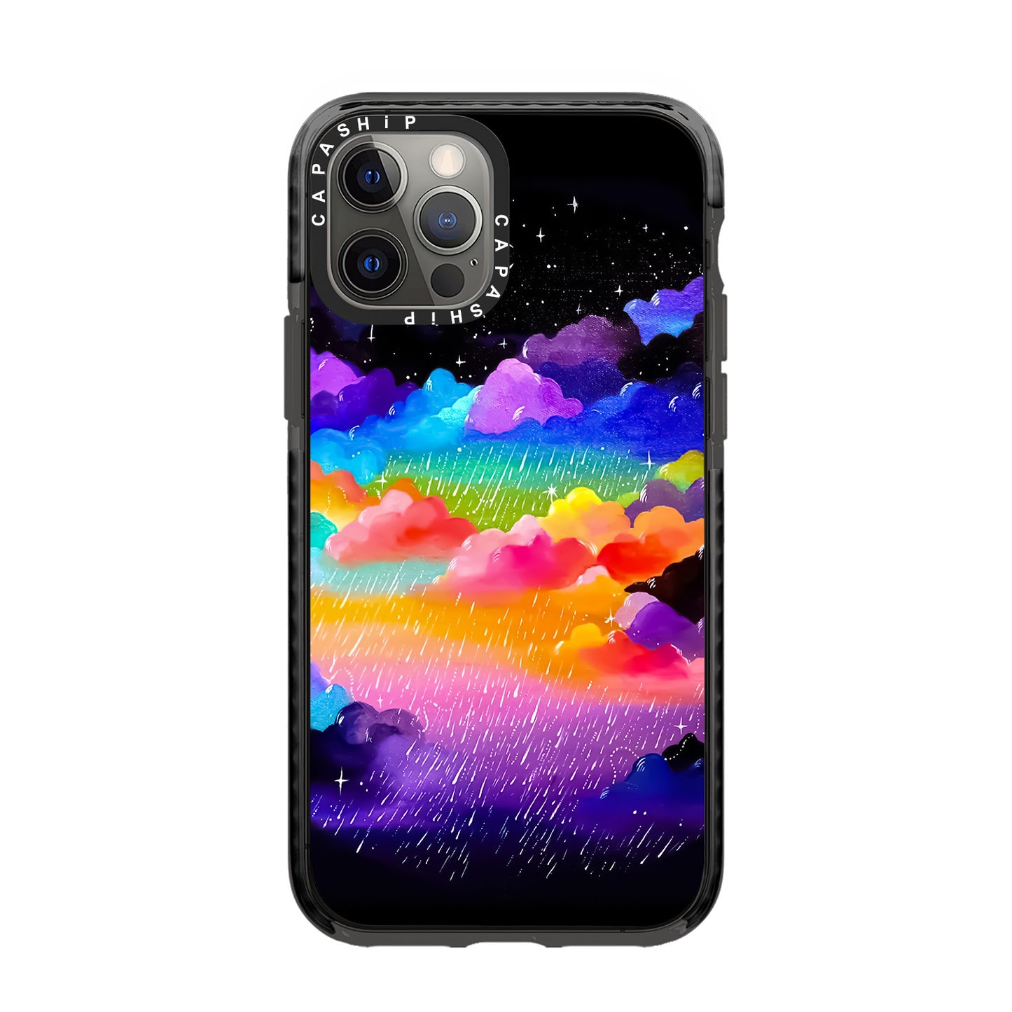 Colorful clouds phone case for iPhone