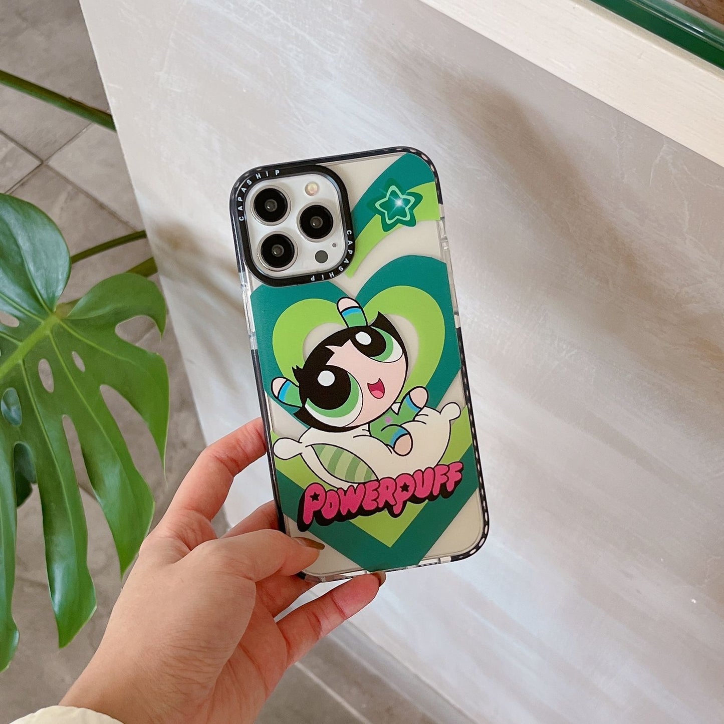 Little girl police design phone case for iPhone