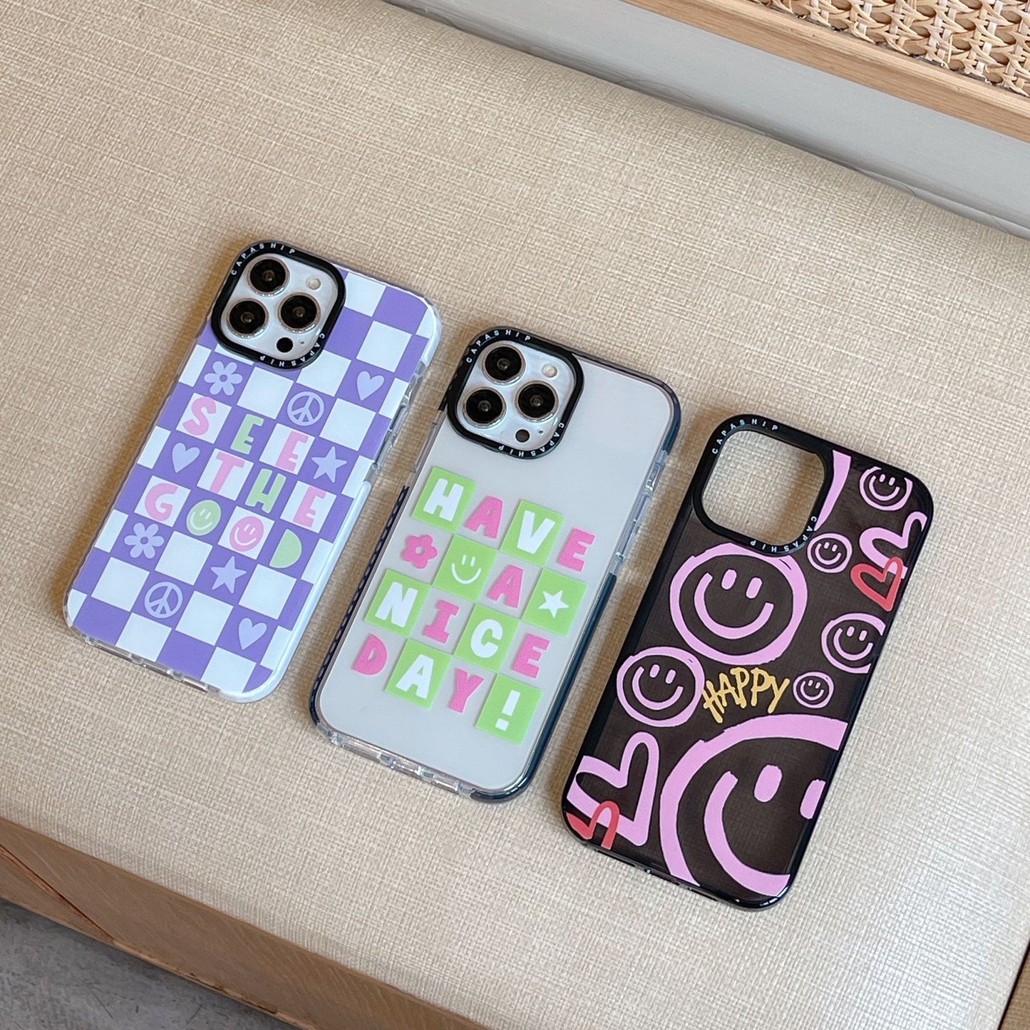 Have a nice day phone case for iPhone