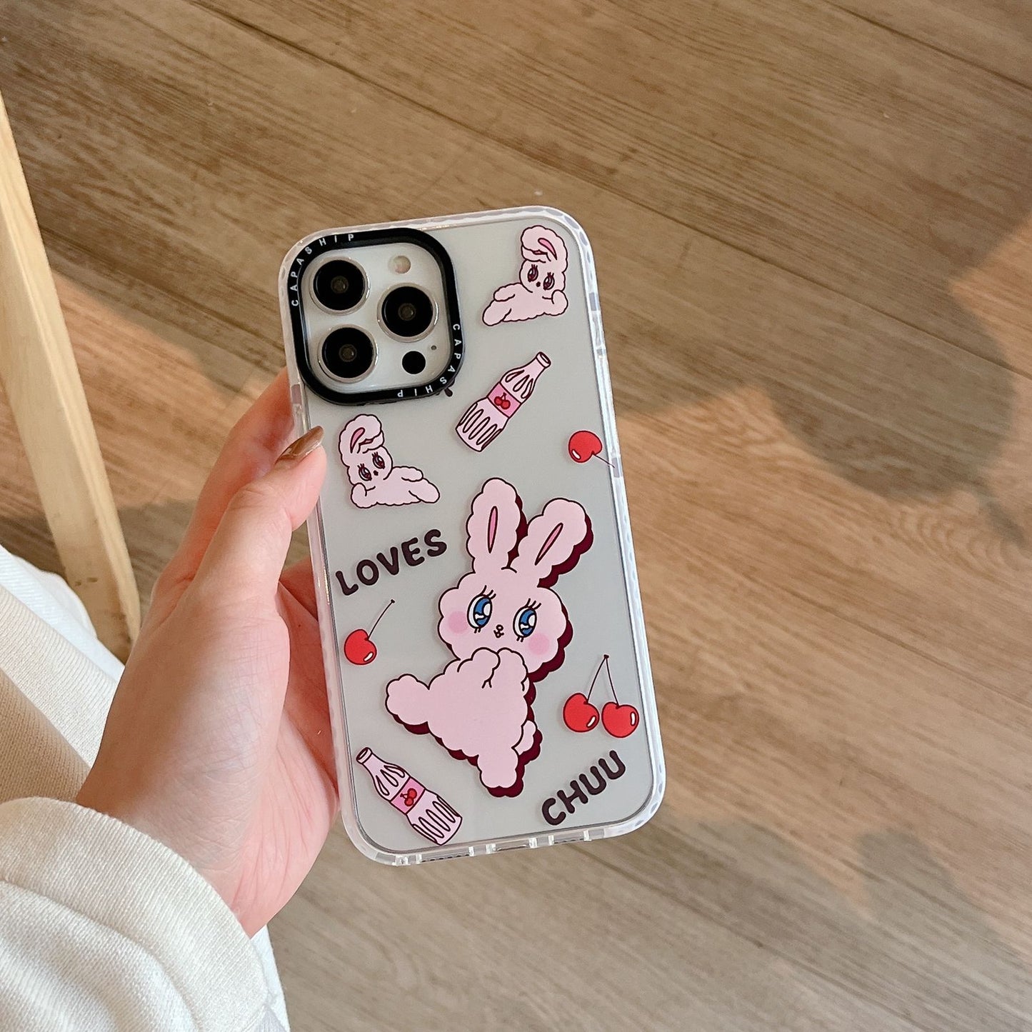 Kiss Rabbit phone case for iPhone