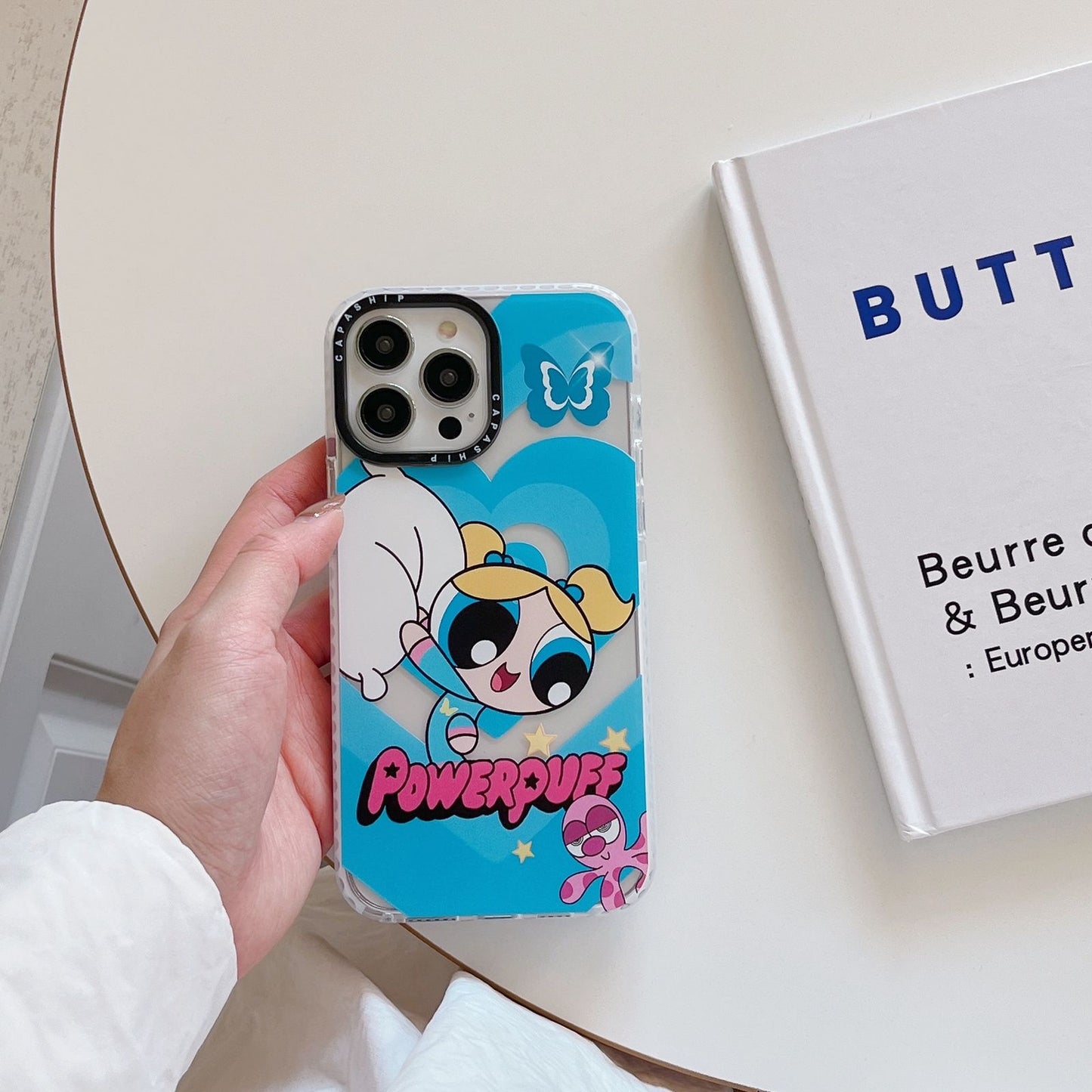 Little girl police design phone case for iPhone