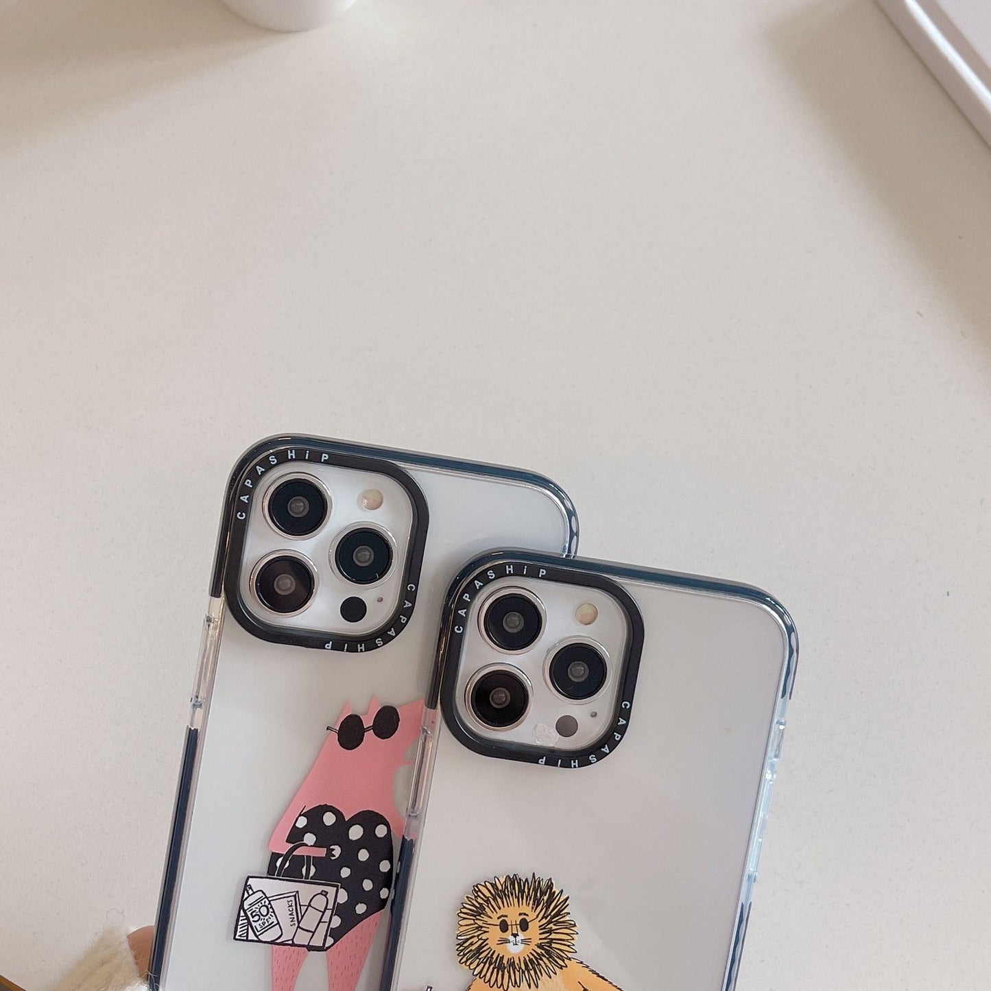 Lion&pig phone case for iphone