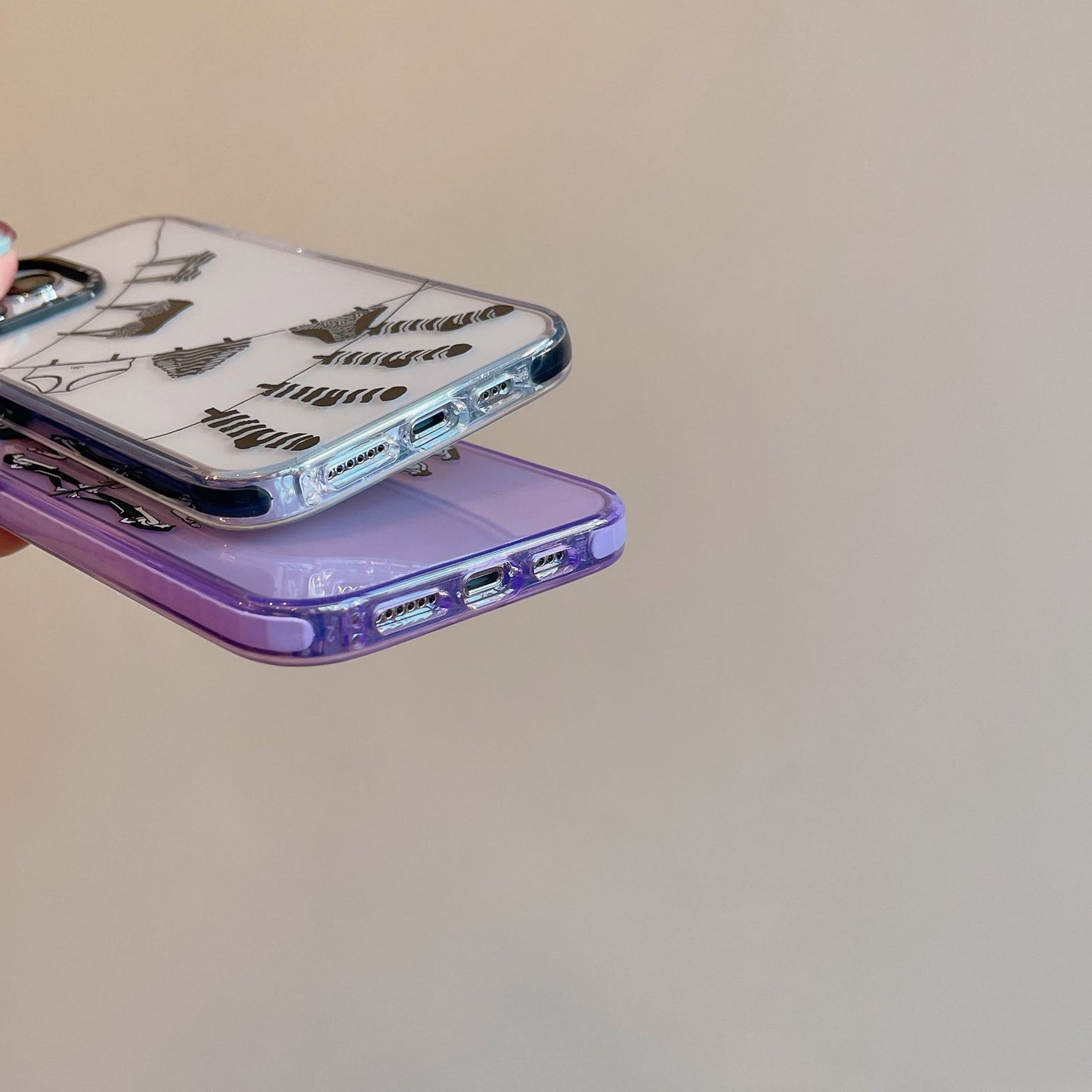 Simple girl phone case for iPhone