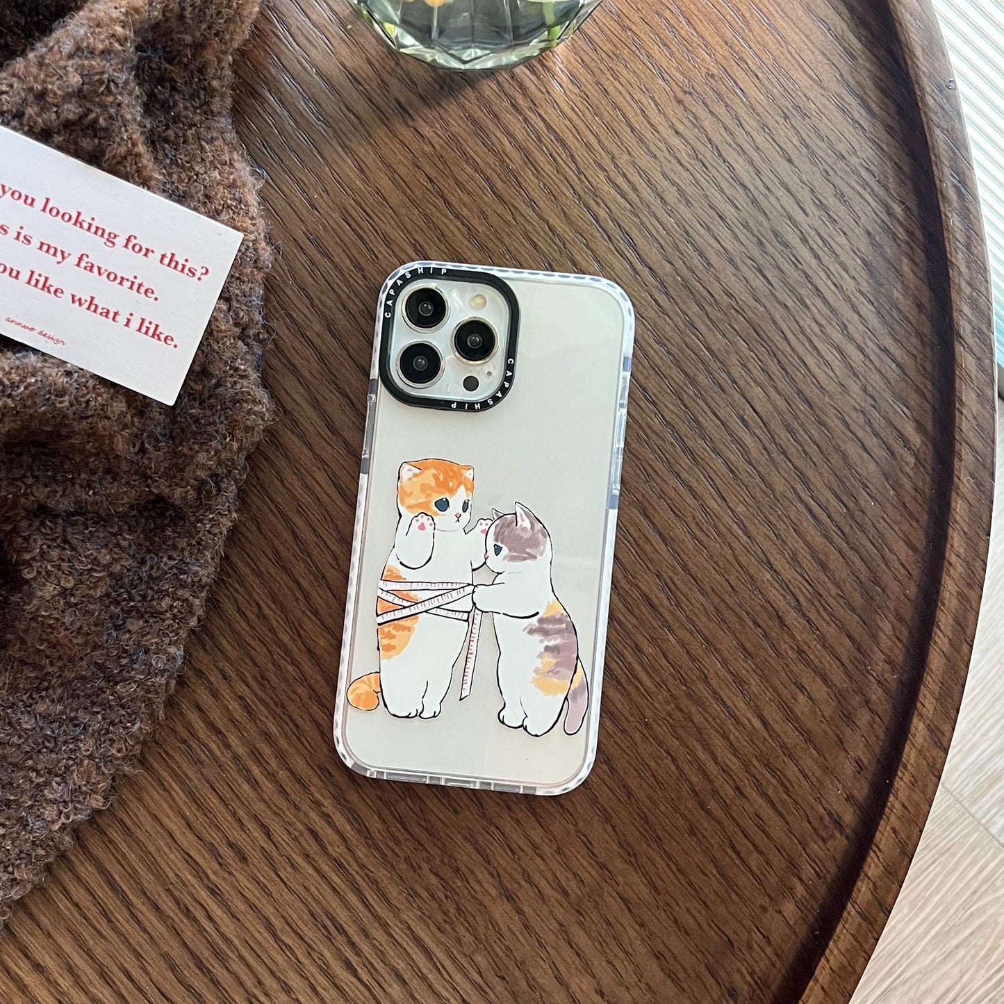 Cute Cat phone case for iPhone