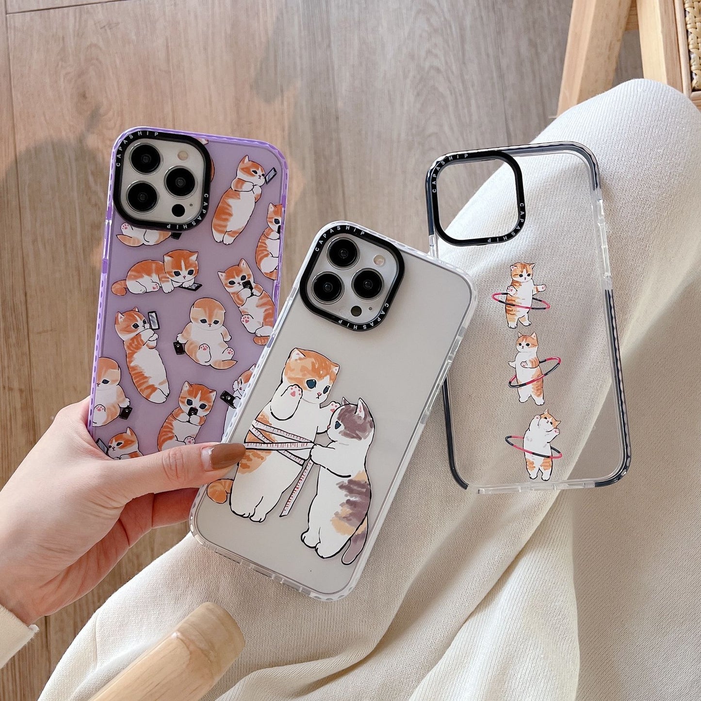 Cute Cat phone case for iPhone