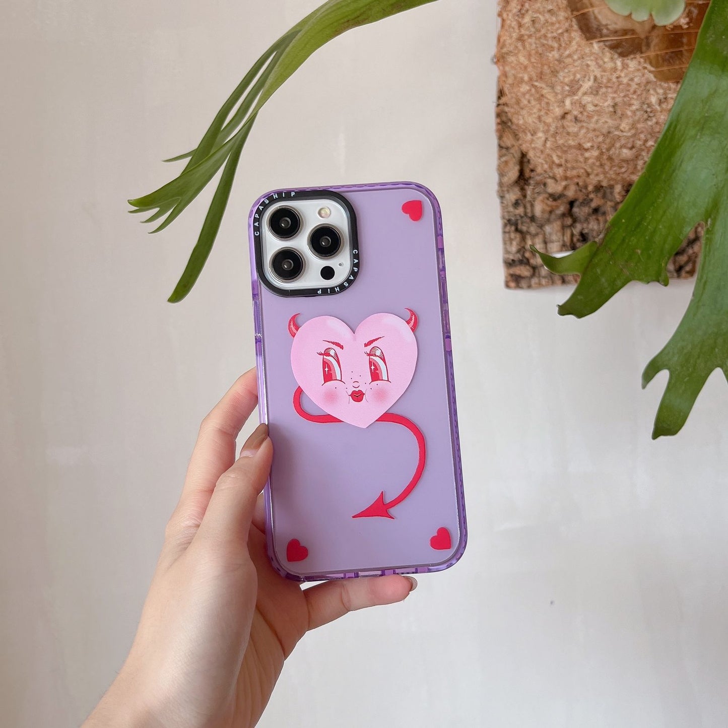 Pink Angle phone case for iPhone