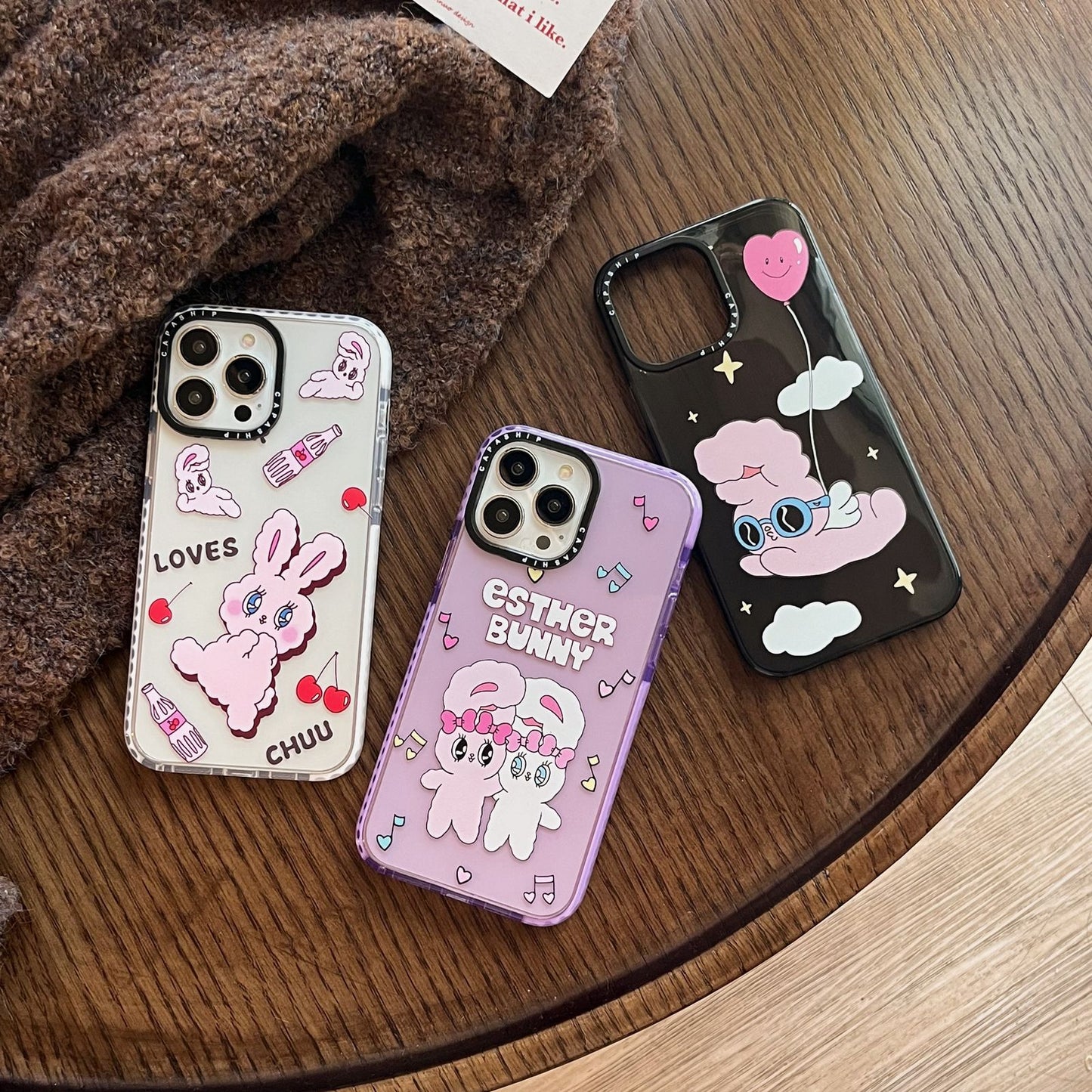 Kiss Rabbit phone case for iPhone