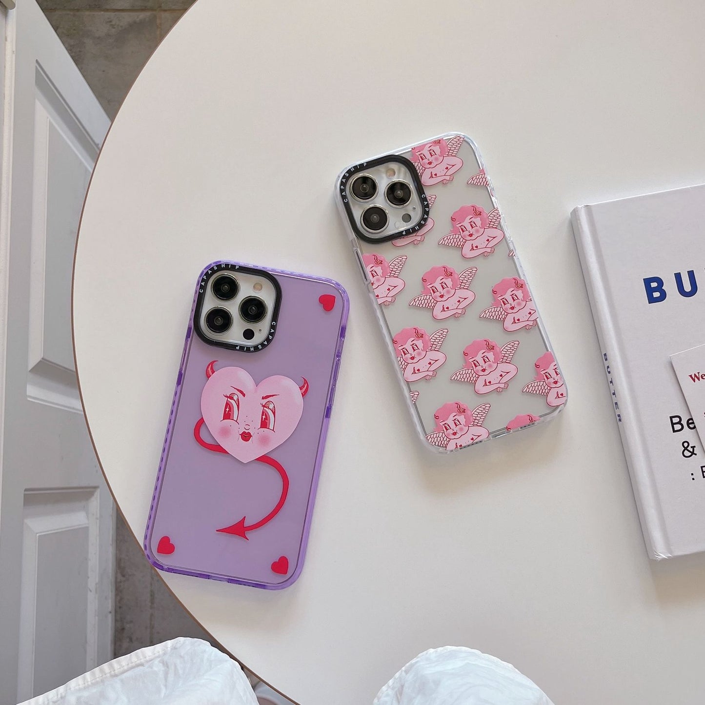Pink Angle phone case for iPhone