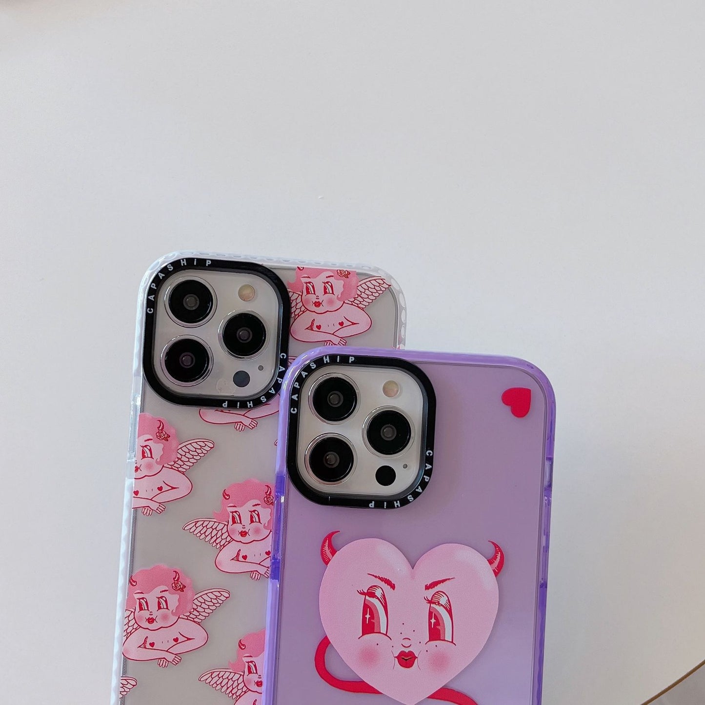 Pink Angle phone case for iPhone