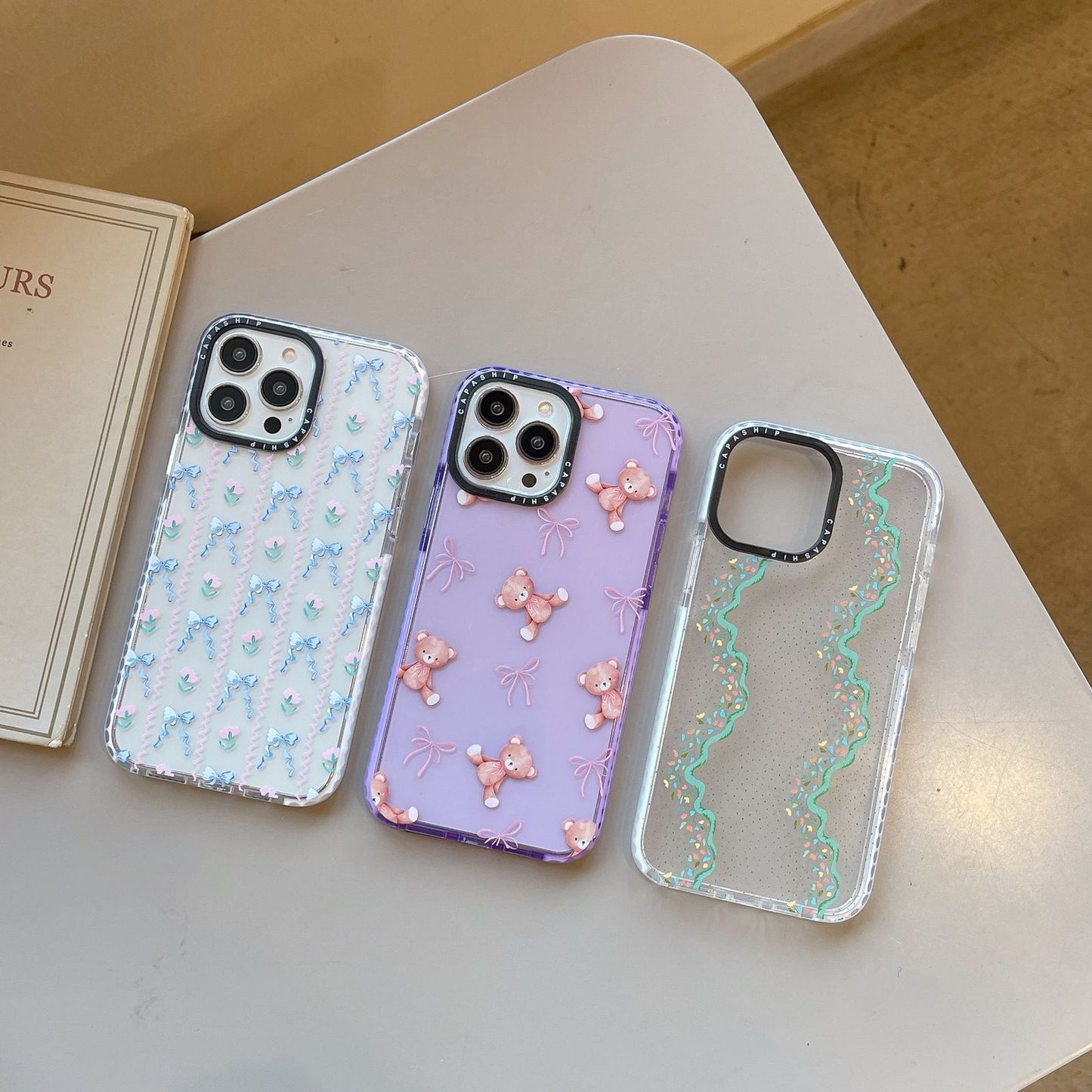 Little bear phone case for iPhone
