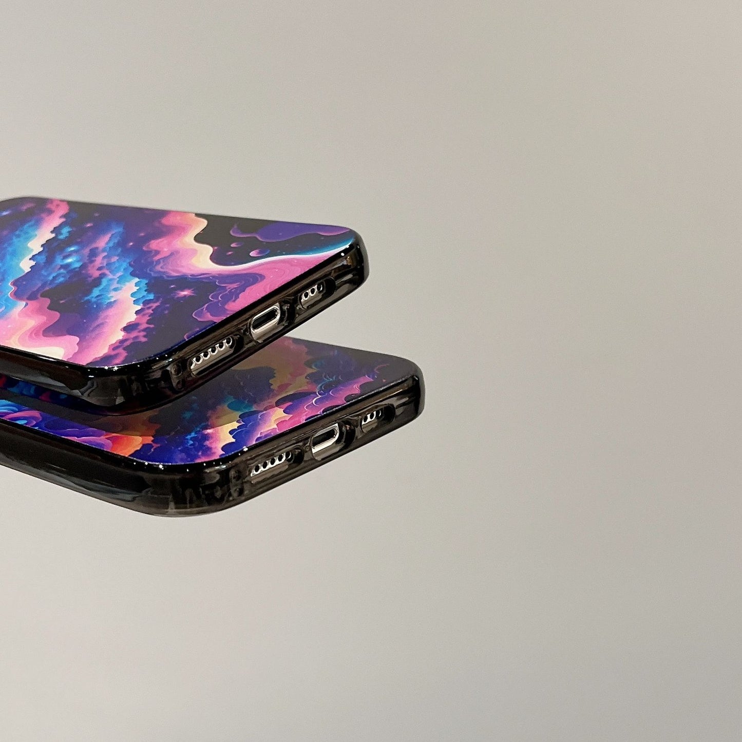 Colorful clouds phone case for iPhone