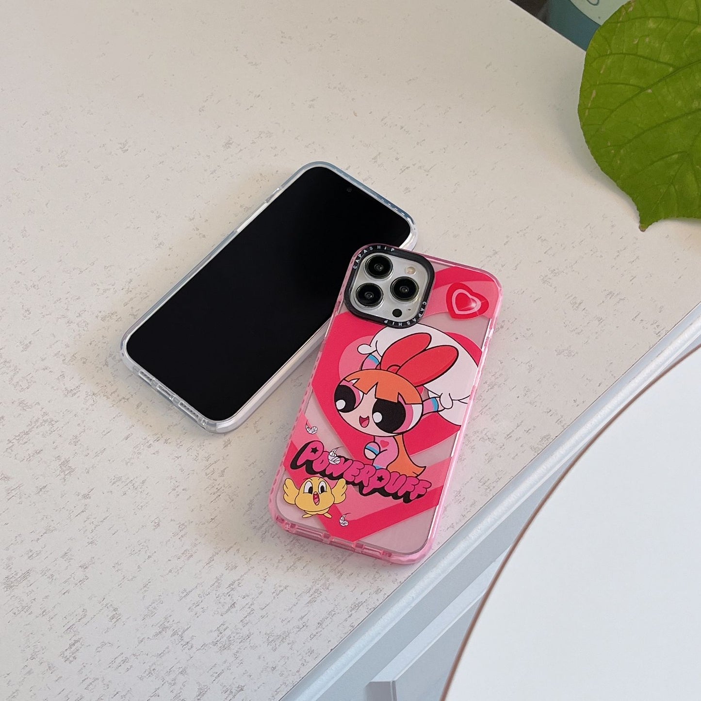 Little girl police design phone case for iPhone