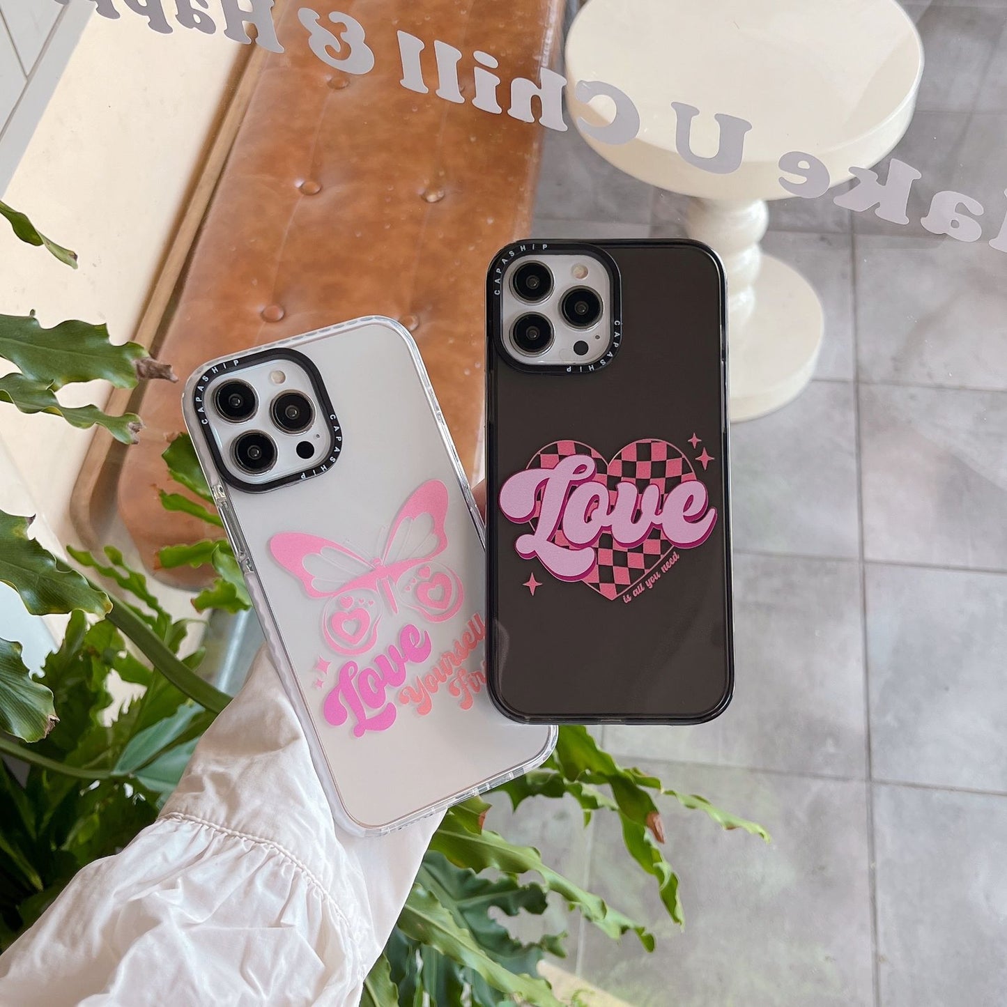 Love phone case for all iPhone models