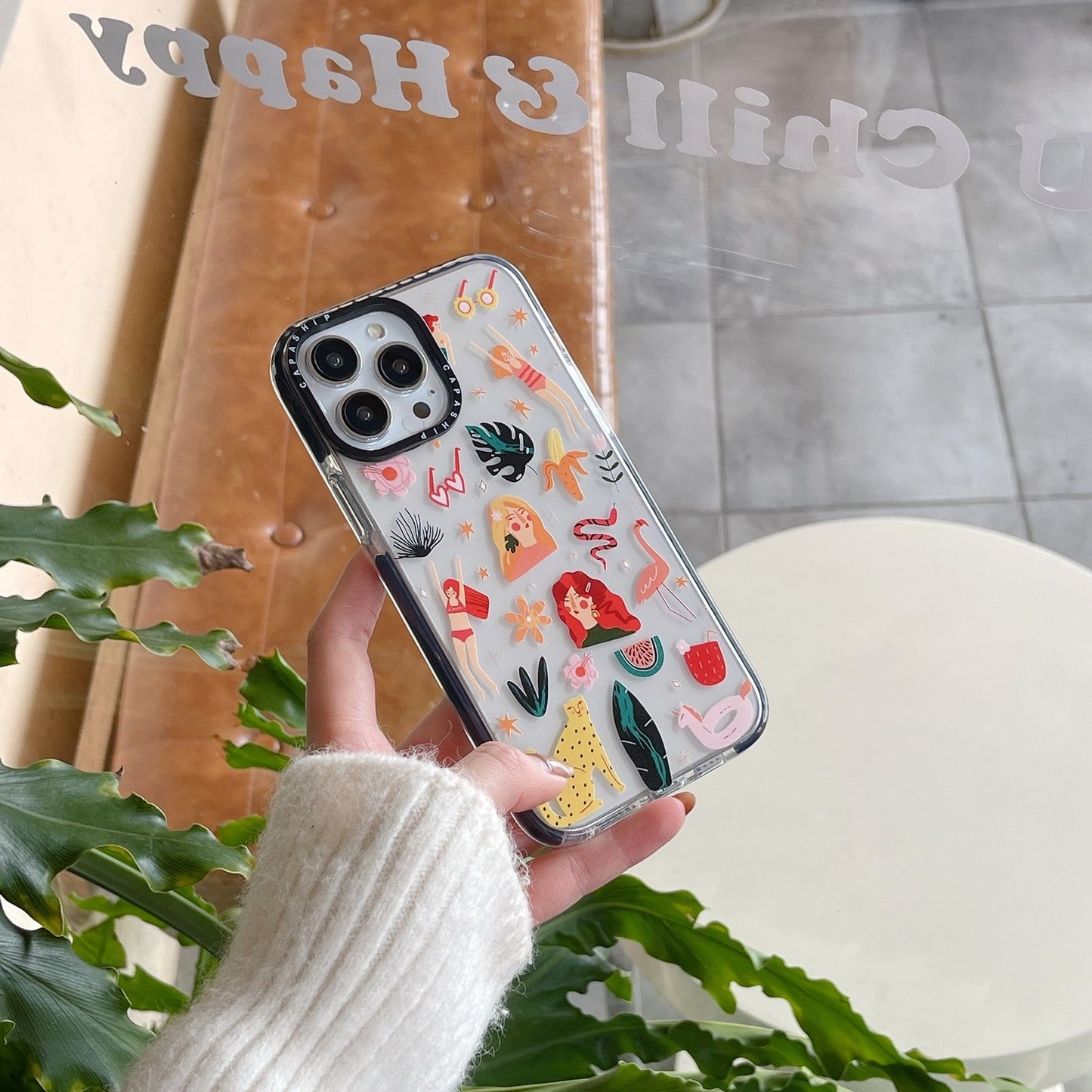 Sticker for girls phone case for iPhone