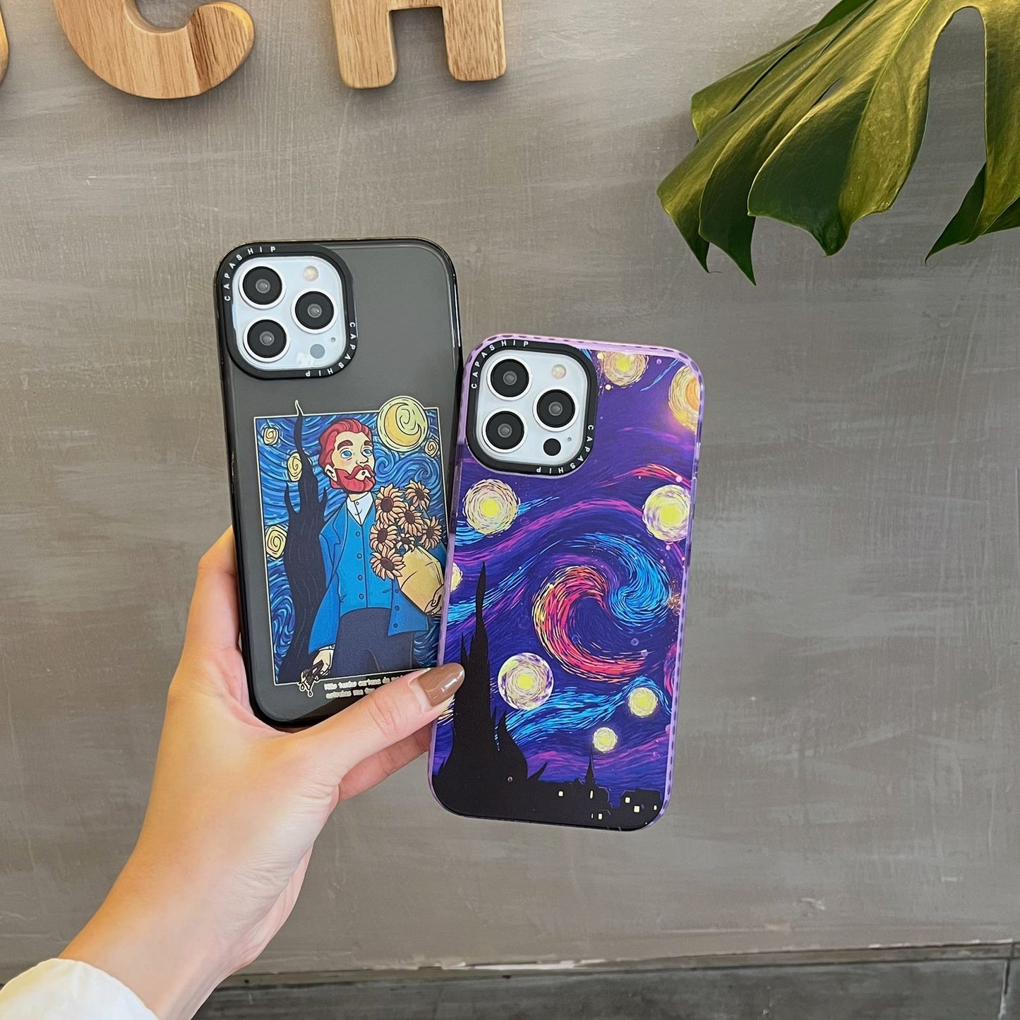 Famouse Van gogh design phone case for iPhone