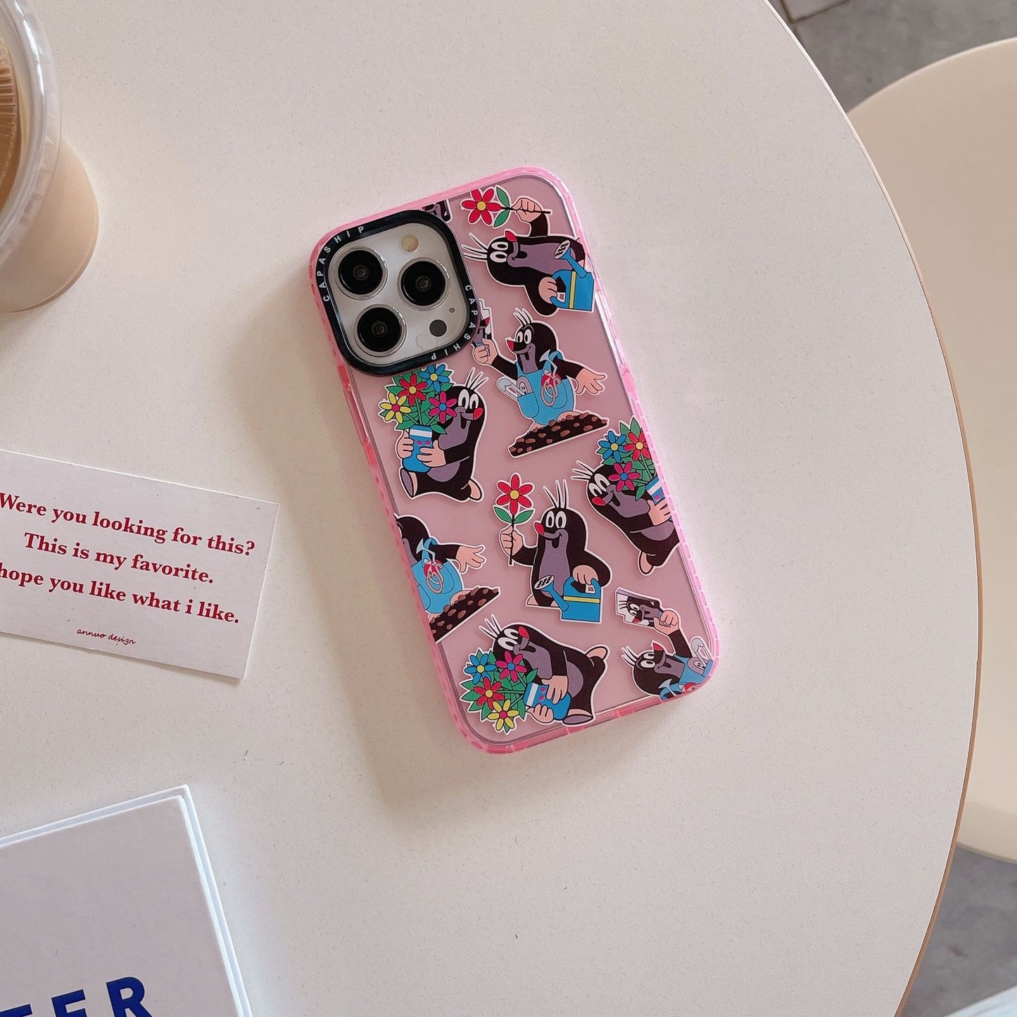Mole design phone case for iPhone