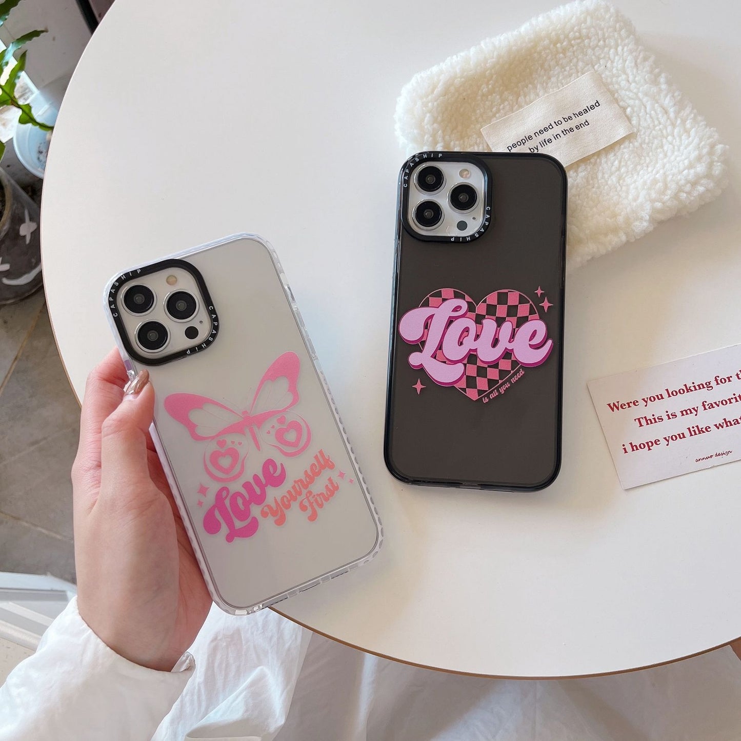 Love phone case for all iPhone models