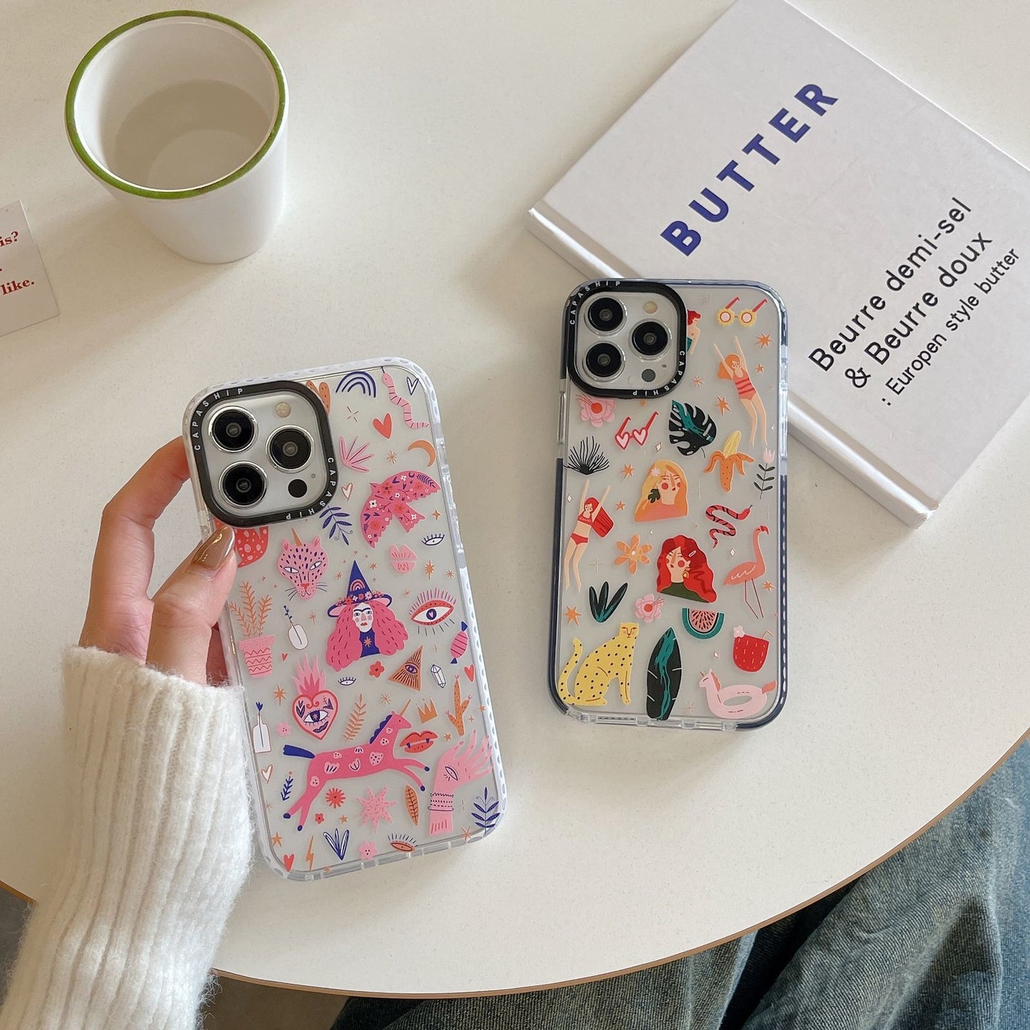 Sticker for girls phone case for iPhone