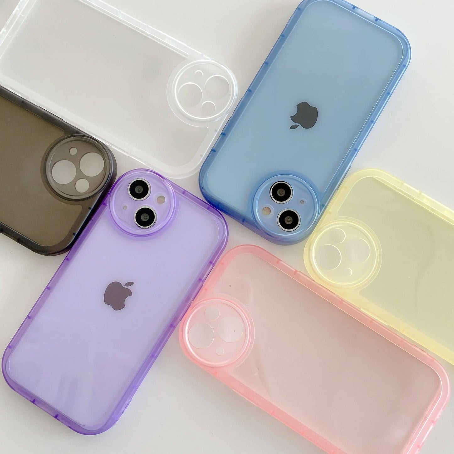 Circular Camera Protection Phone Case for iPhone