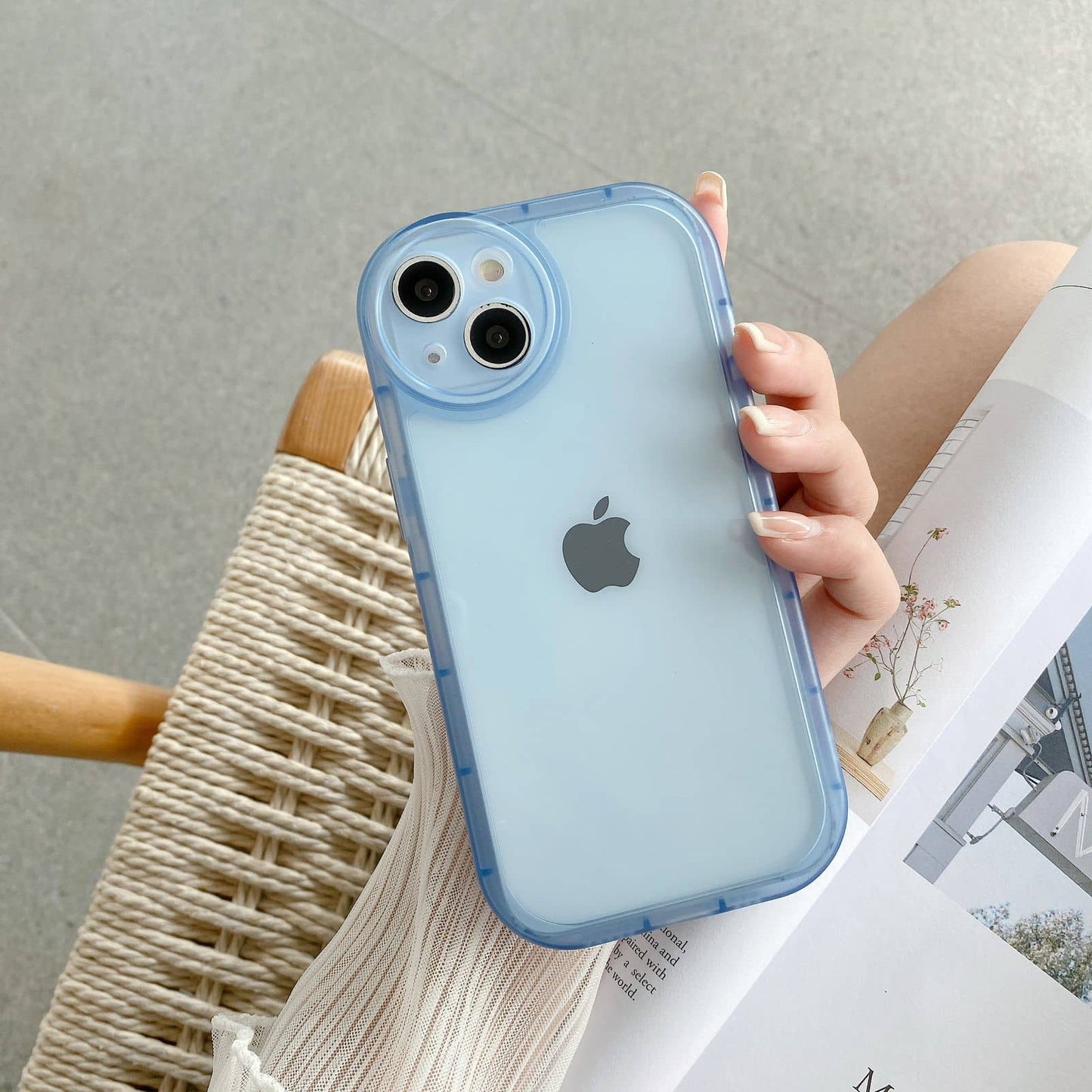 Circular Camera Protection Phone Case for iPhone