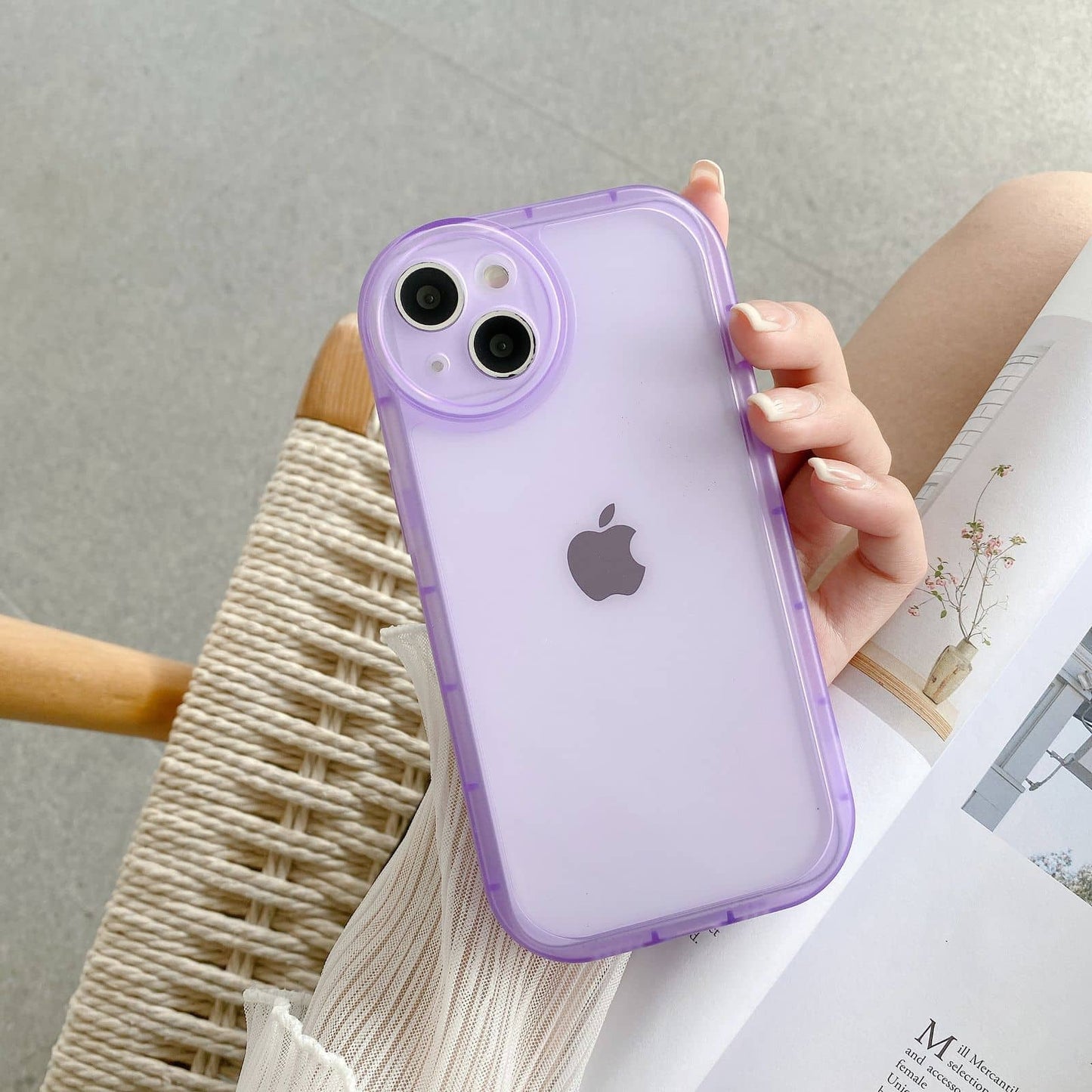 Circular Camera Protection Phone Case for iPhone