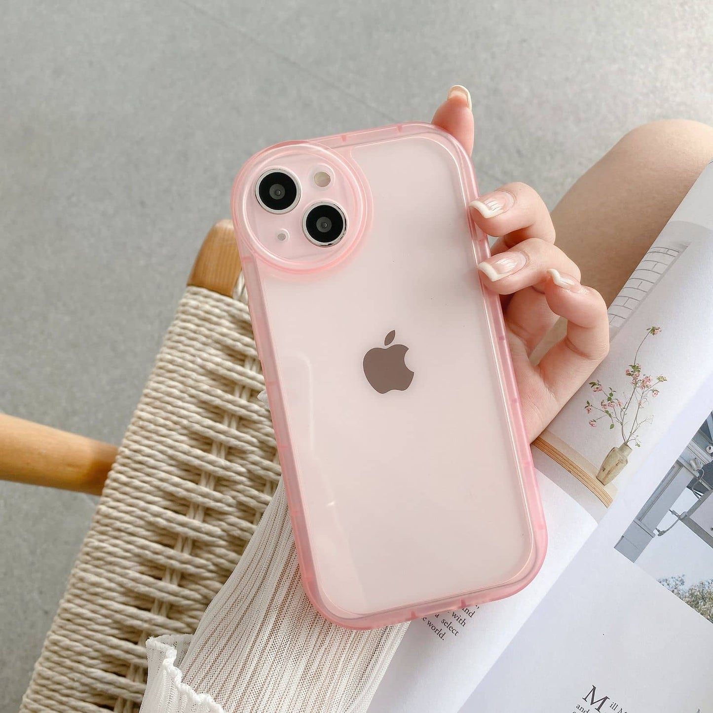 Circular Camera Protection Phone Case for iPhone