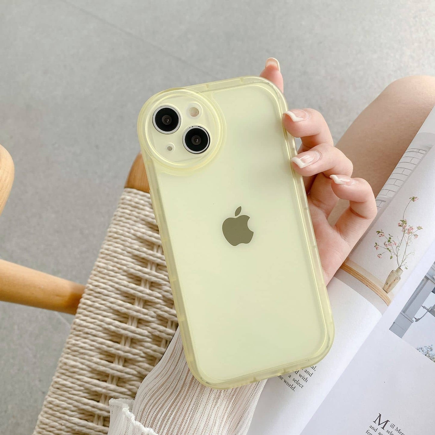 Circular Camera Protection Phone Case for iPhone