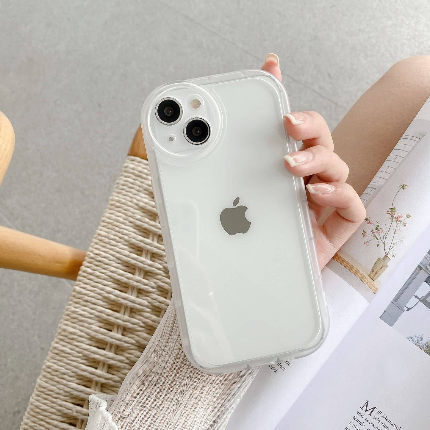 Circular Camera Protection Phone Case for iPhone