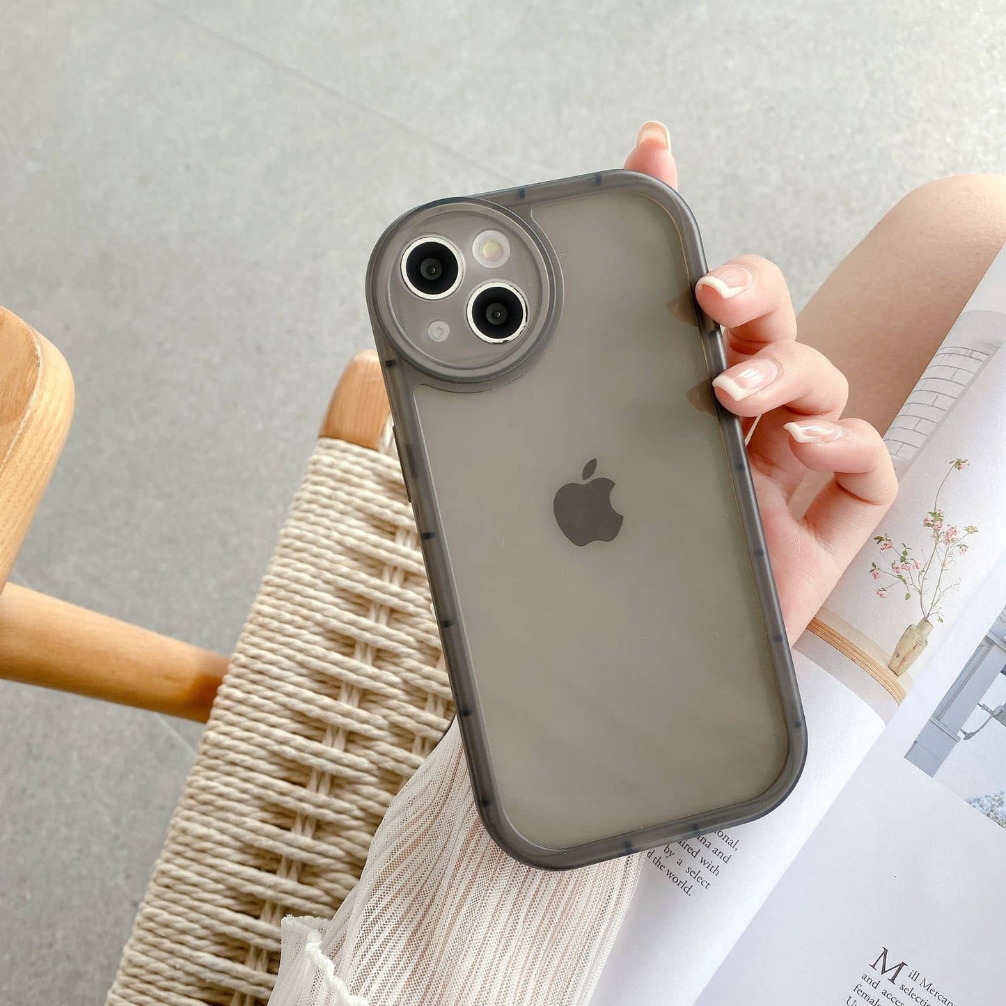 Circular Camera Protection Phone Case for iPhone