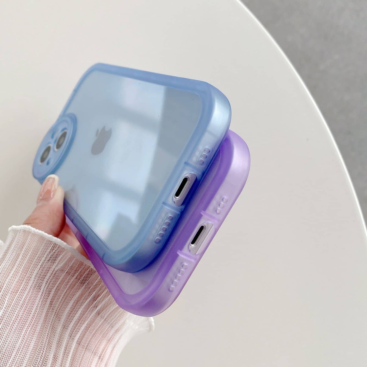 Circular Camera Protection Phone Case for iPhone