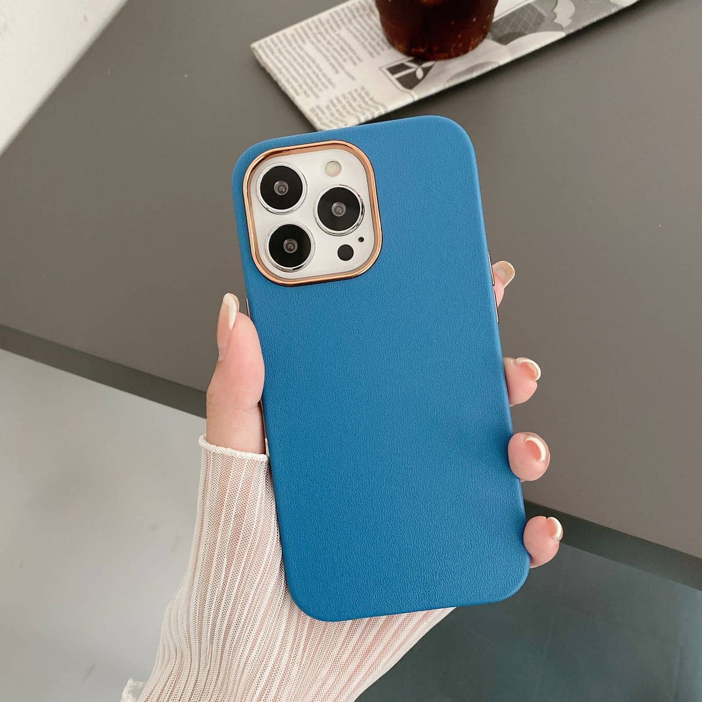 Leather Touch Feeling Case for iPhone 14/Pro/Max/Pro Max