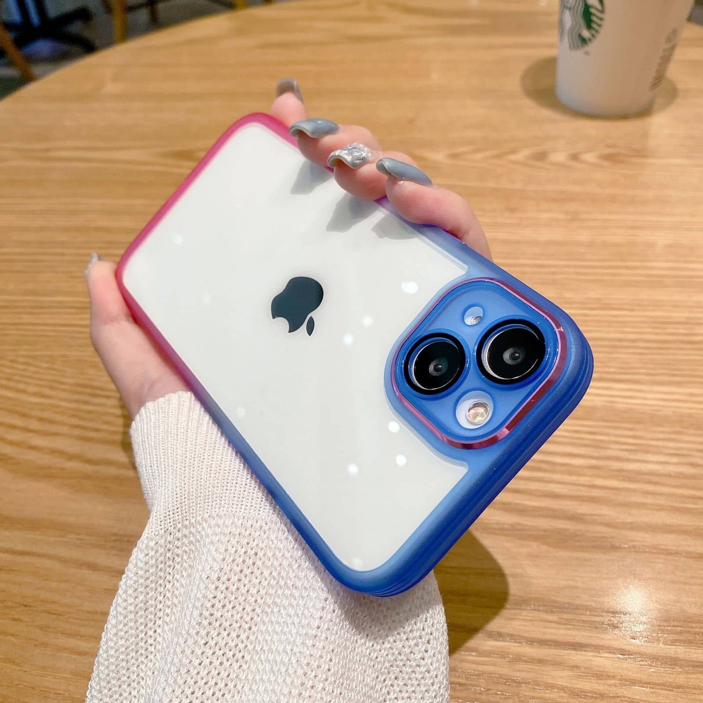 Camera Protection Glass Phone Case for iPhone