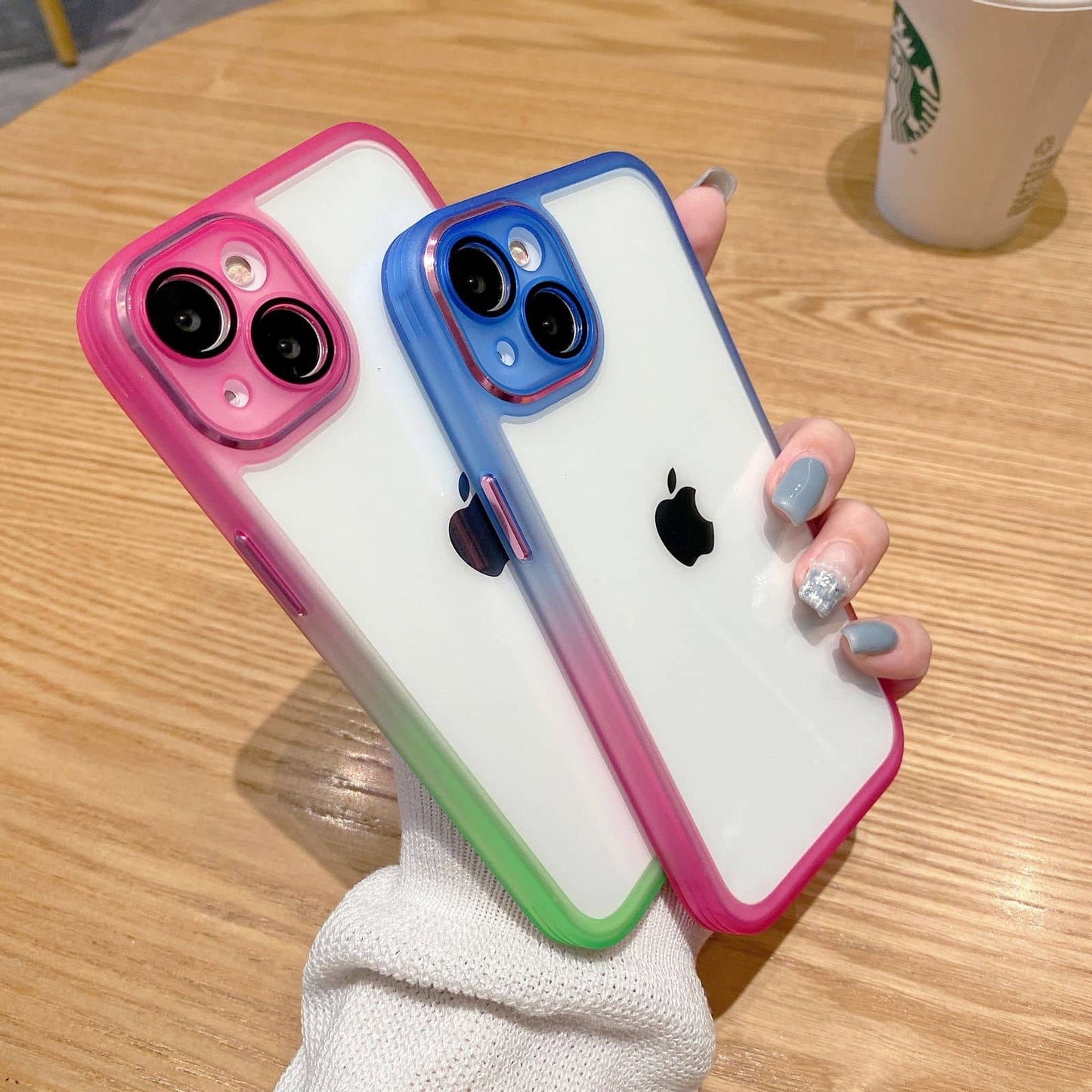 Camera Protection Glass Phone Case for iPhone