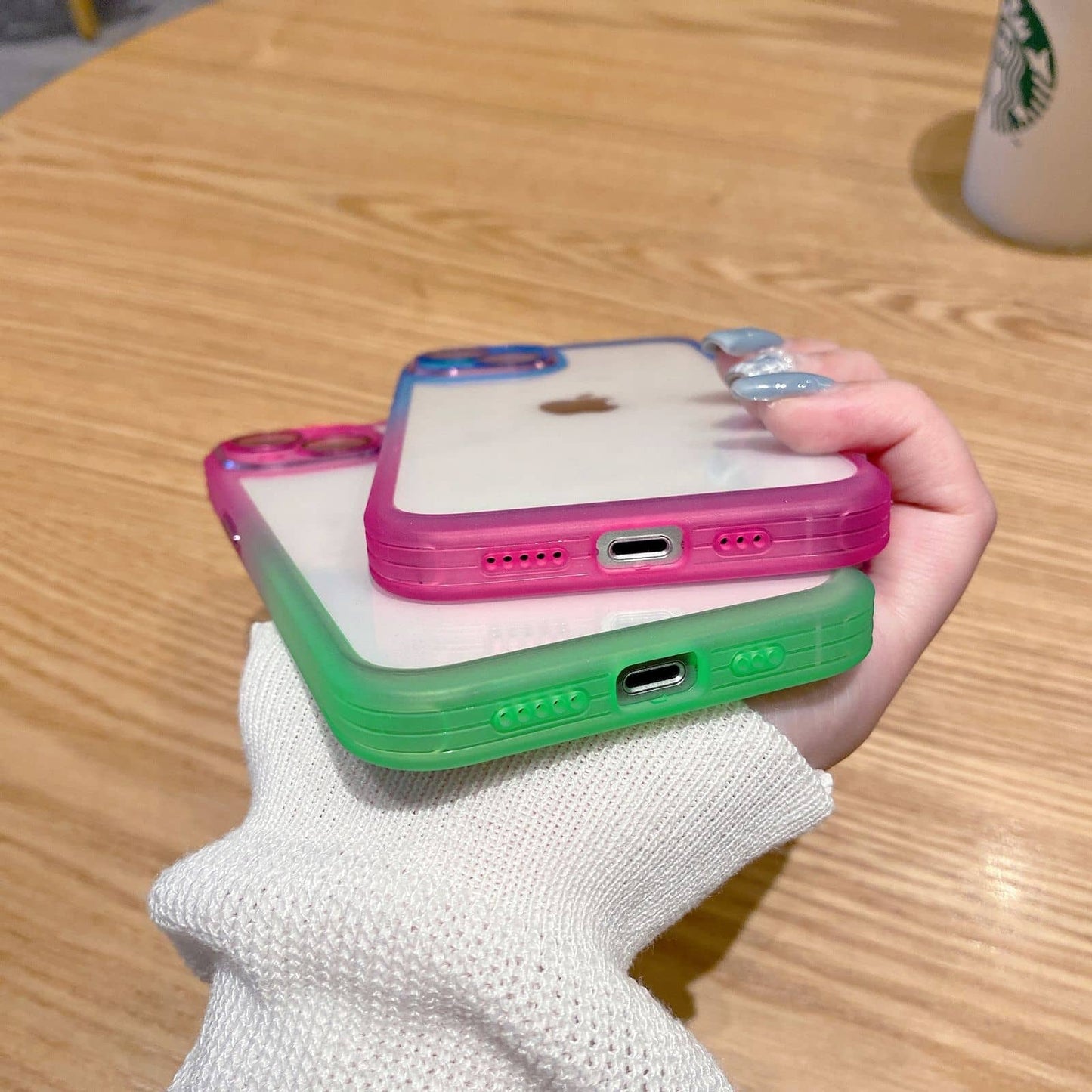 Camera Protection Glass Phone Case for iPhone