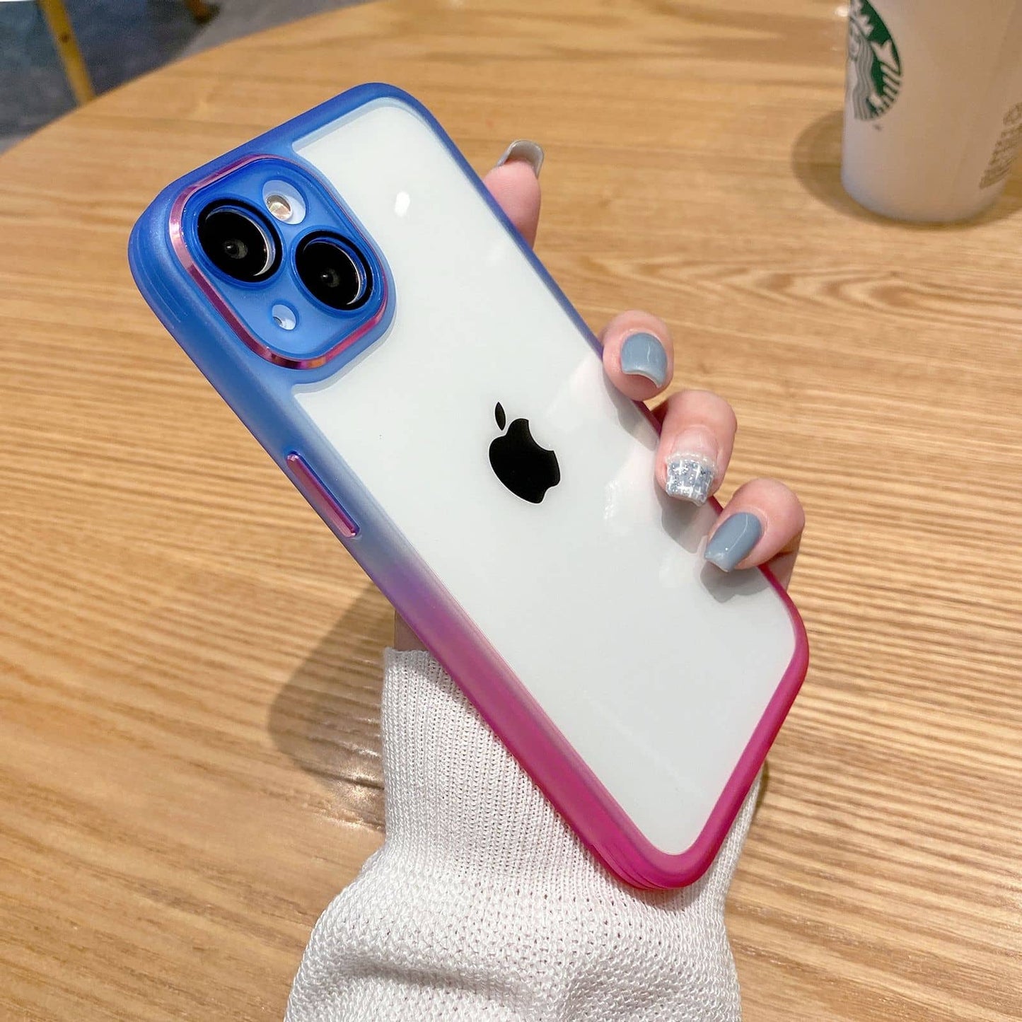Camera Protection Glass Phone Case for iPhone