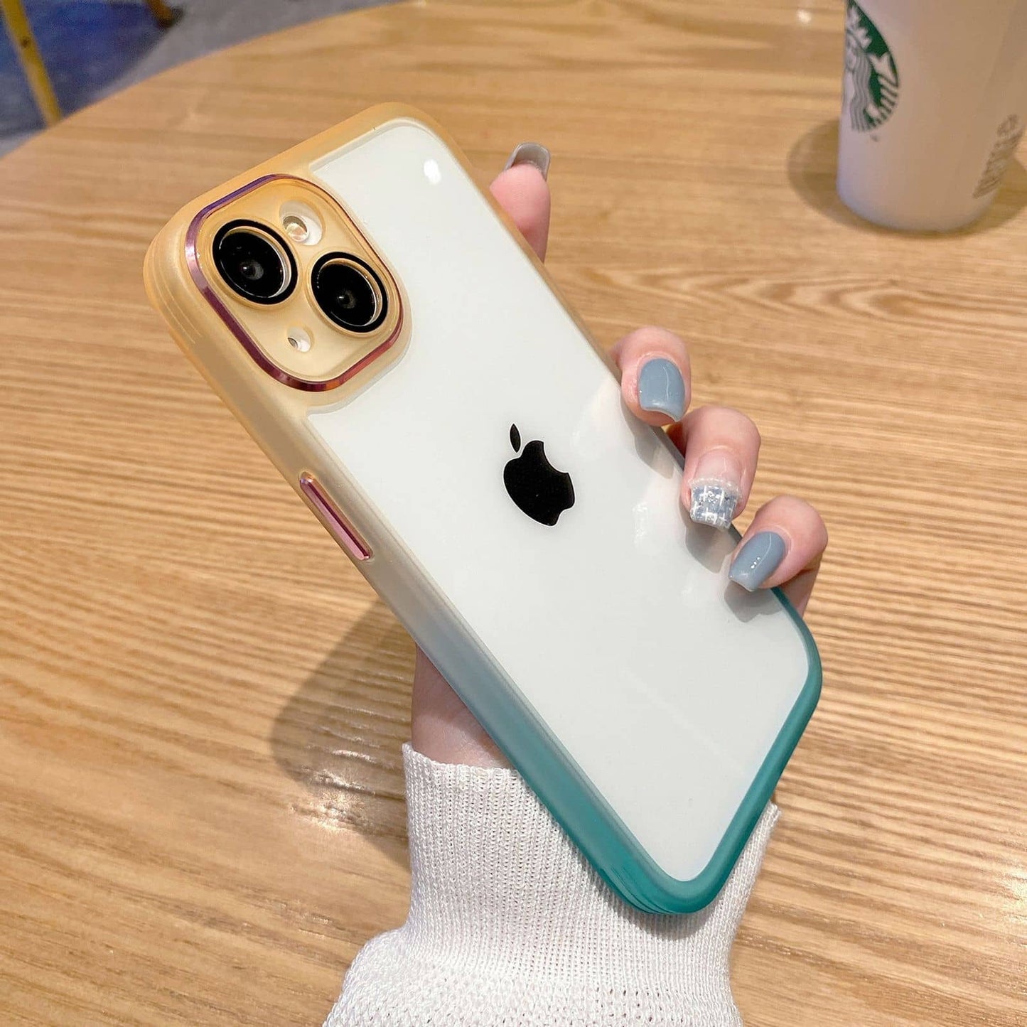 Camera Protection Glass Phone Case for iPhone
