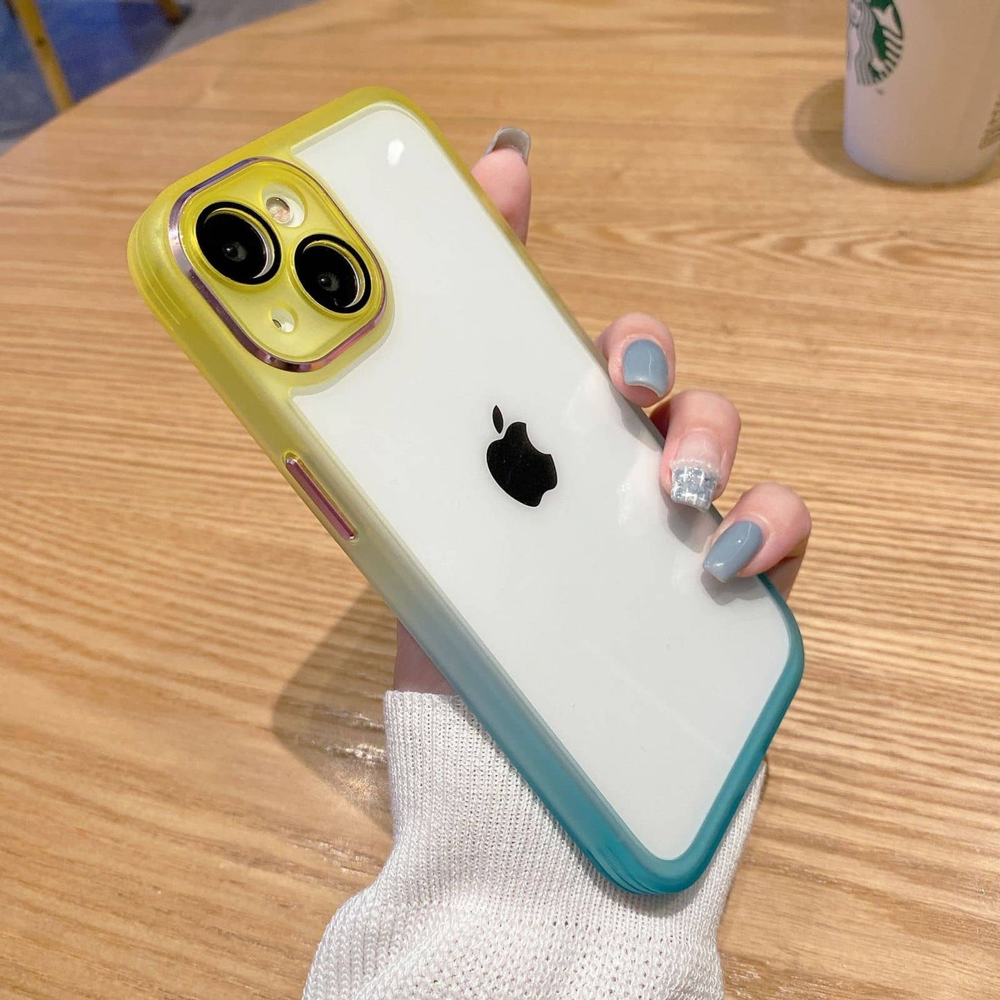 Camera Protection Glass Phone Case for iPhone