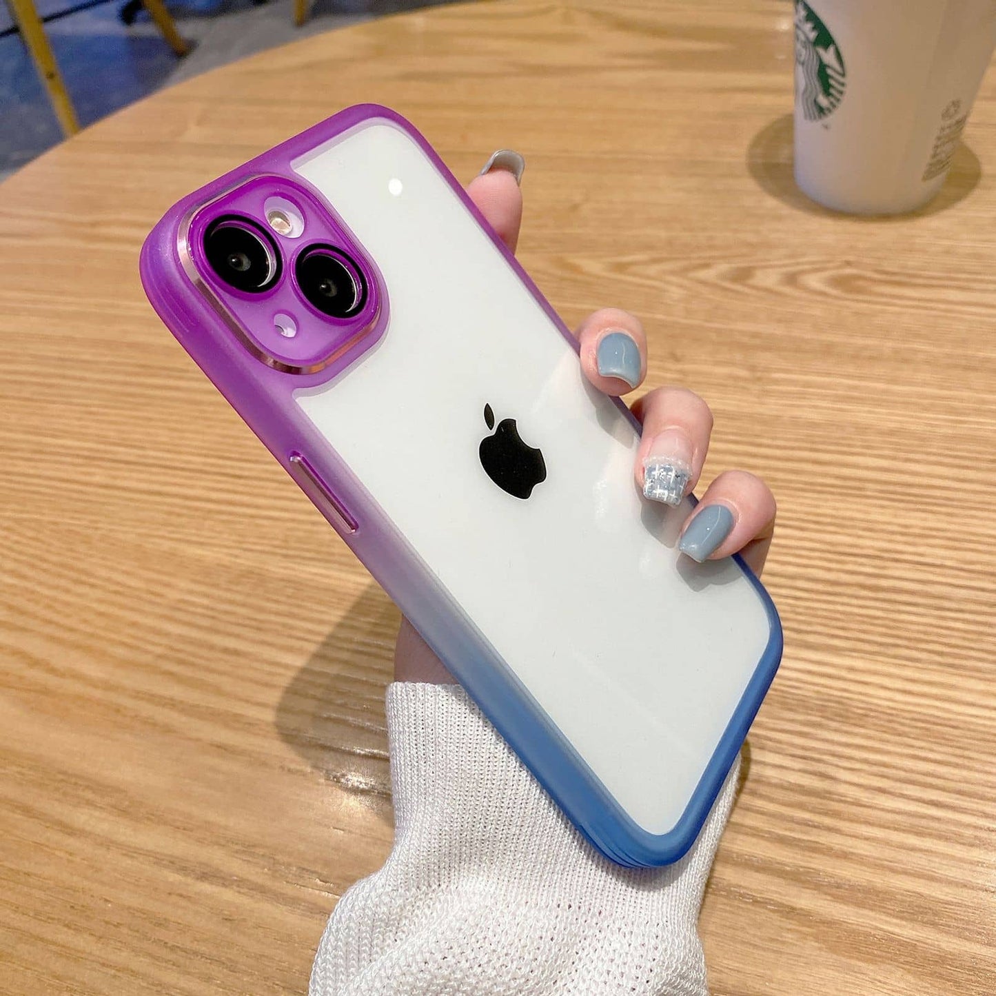 Camera Protection Glass Phone Case for iPhone