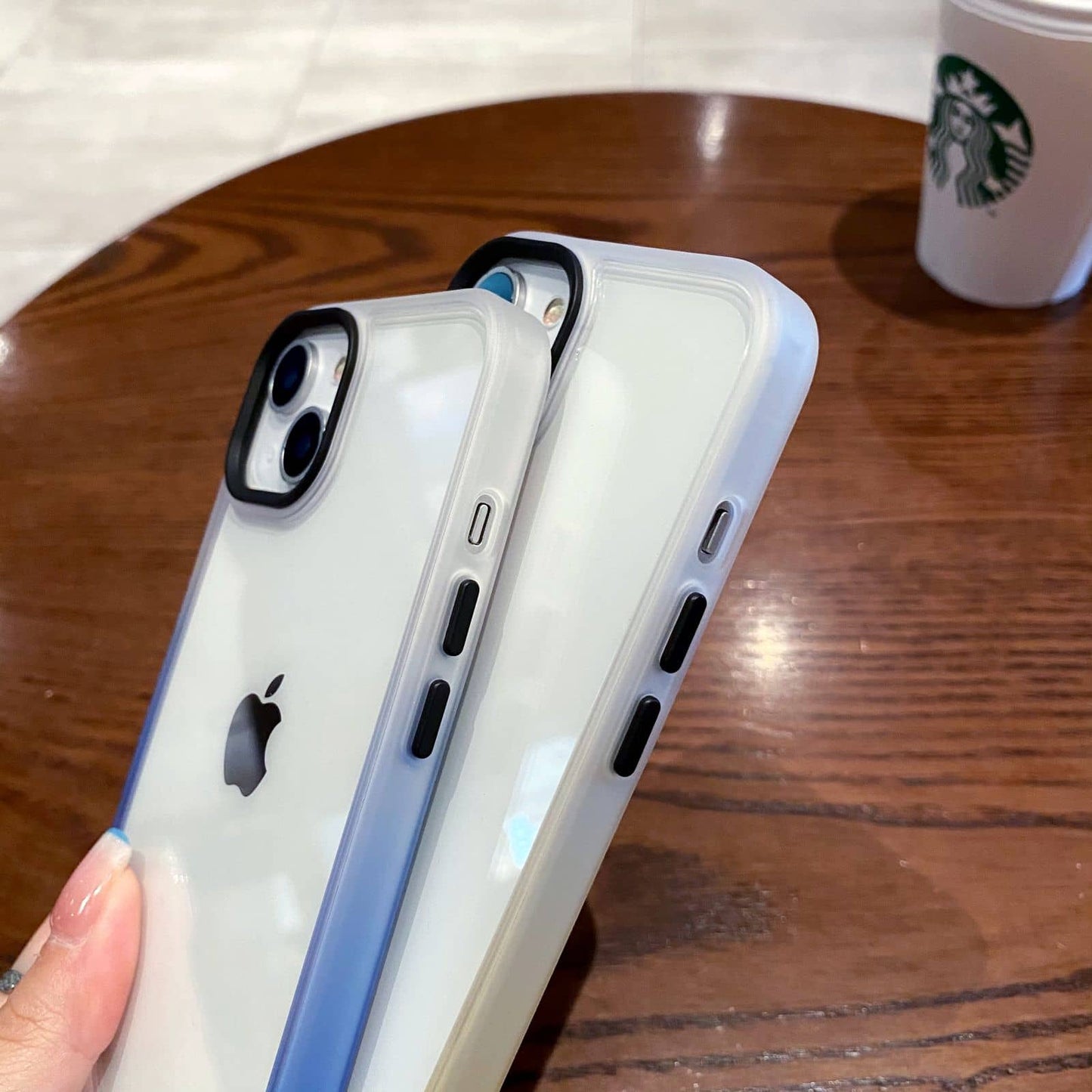 Beautiful Gradient Clear Case for iPhone 14