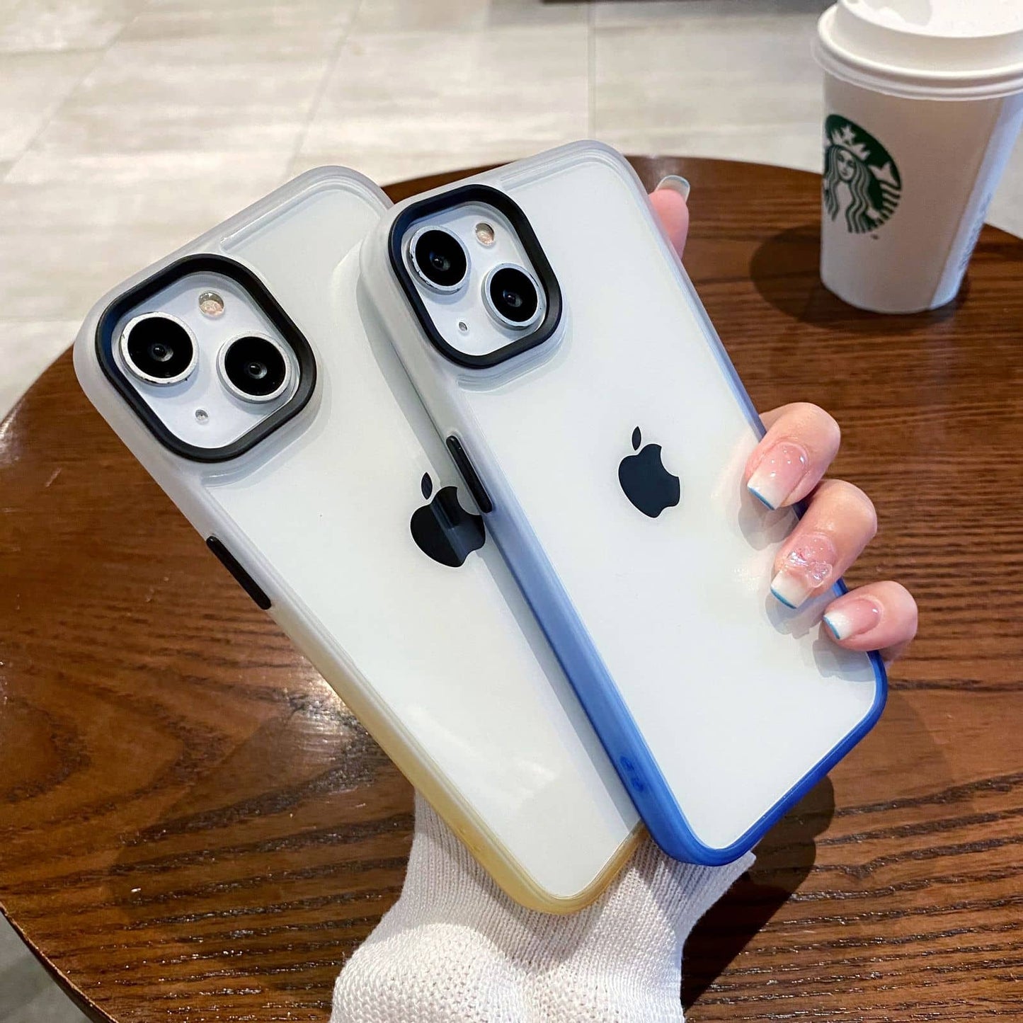 Beautiful Gradient Clear Case for iPhone 14