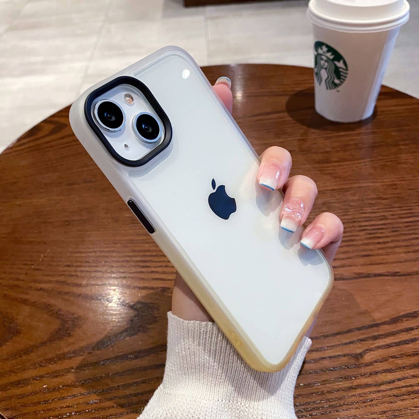 Beautiful Gradient Clear Case for iPhone 14