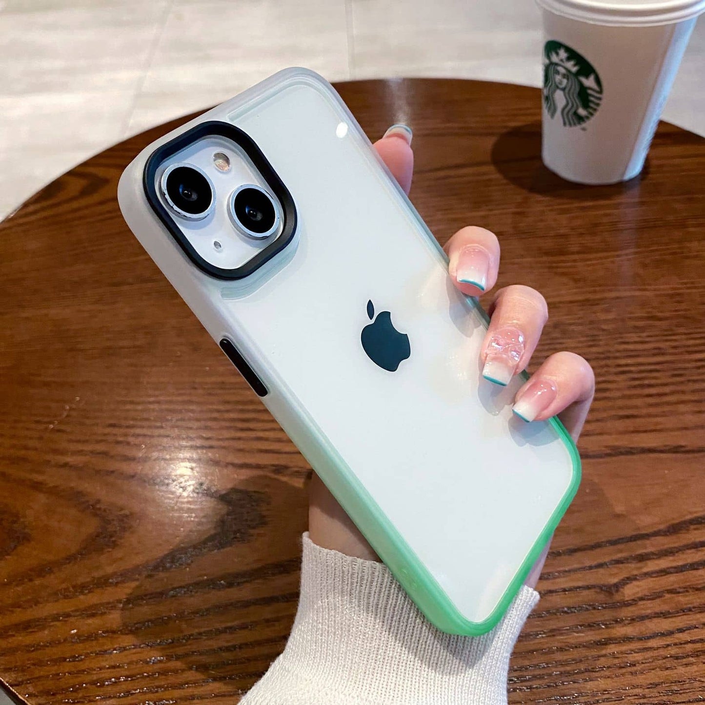 Beautiful Gradient Clear Case for iPhone 14