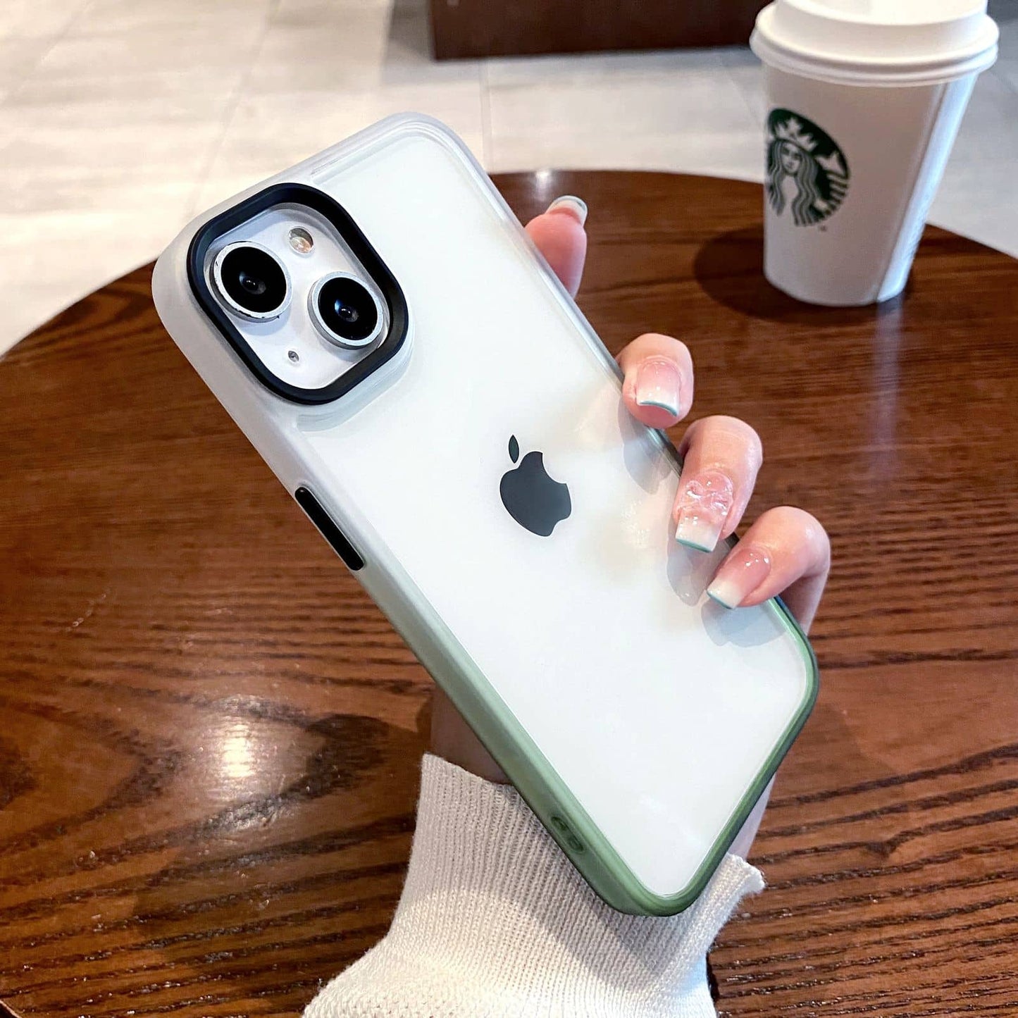Beautiful Gradient Clear Case for iPhone 14