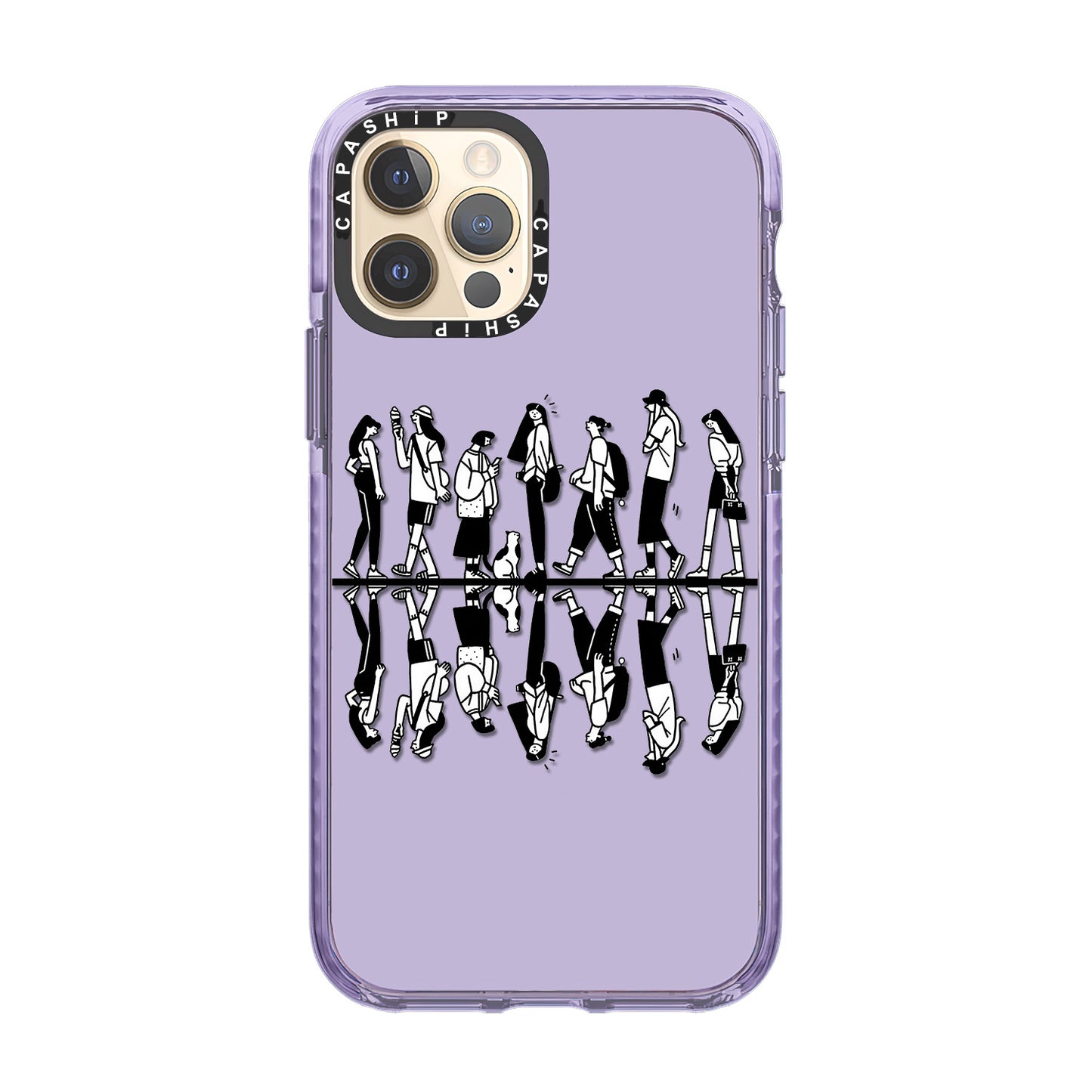 Simple girl phone case for iPhone