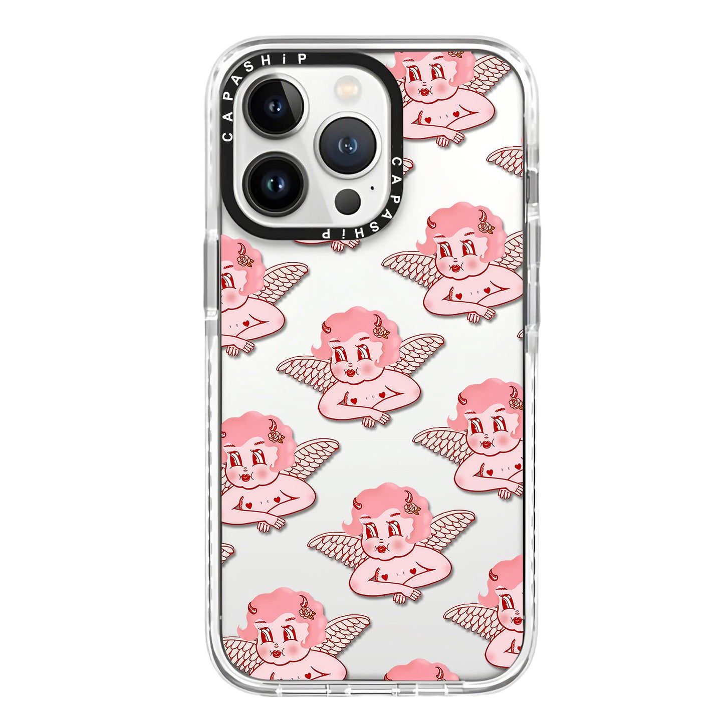 Pink Angle phone case for iPhone